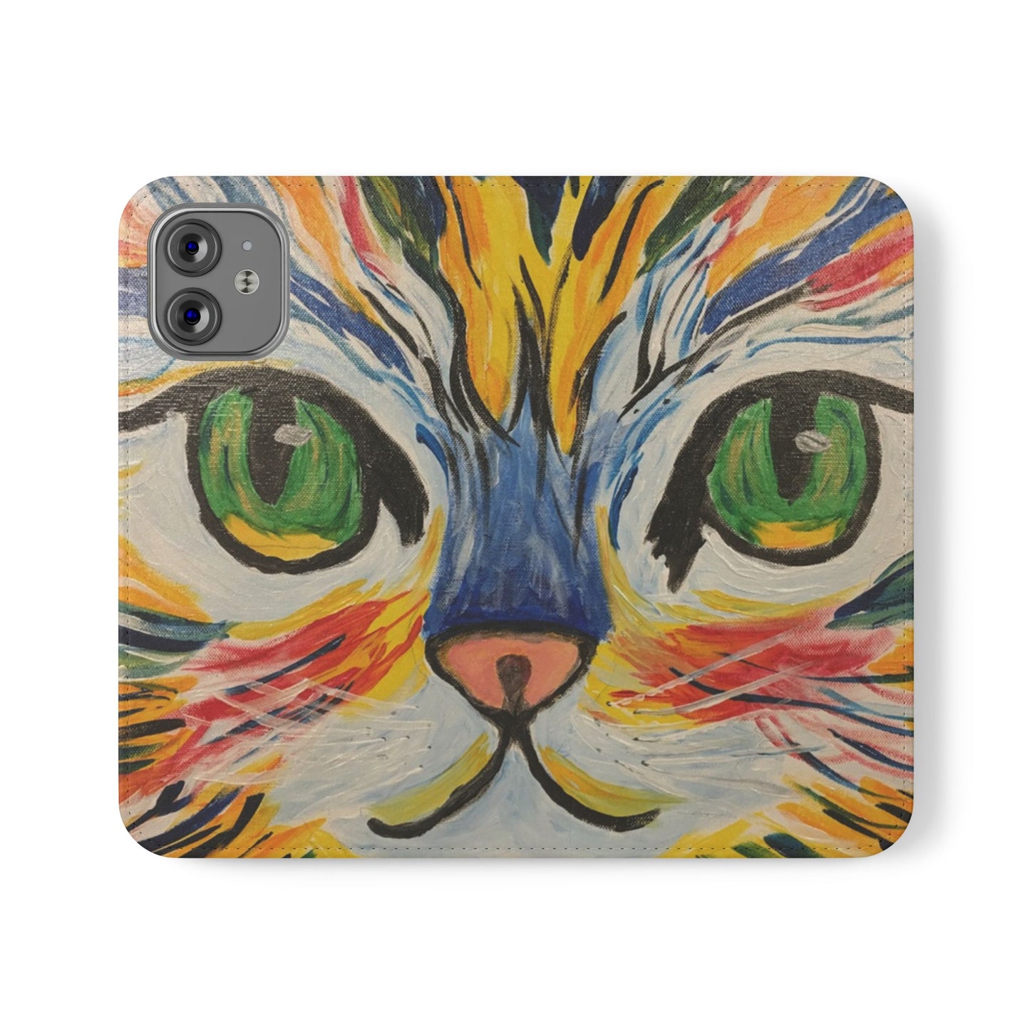 Flip Case-Hazel Eyed Cat