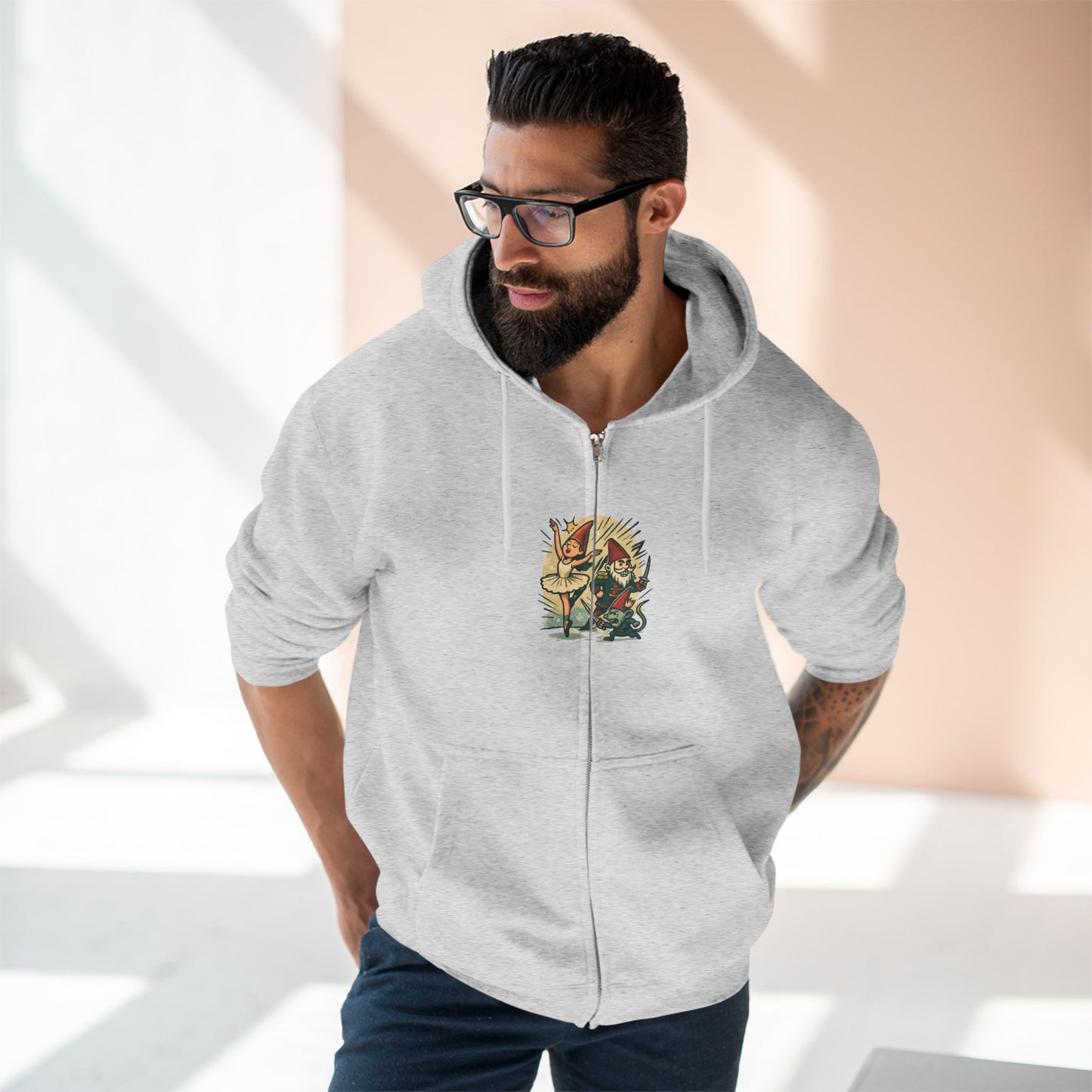 Zip Hoodie ~ Gnome Nutcracker Suite