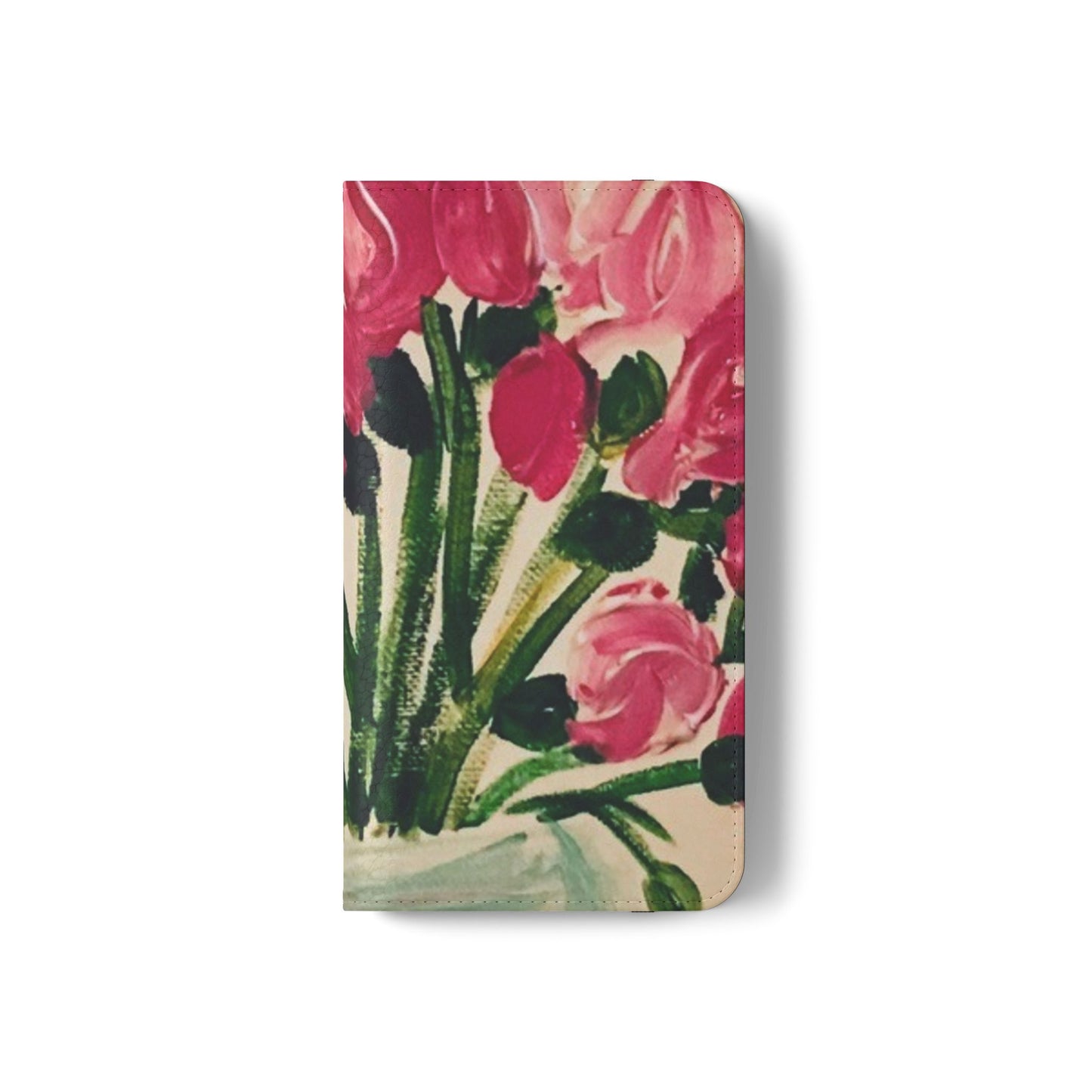 Flip Case-Pink Tulips