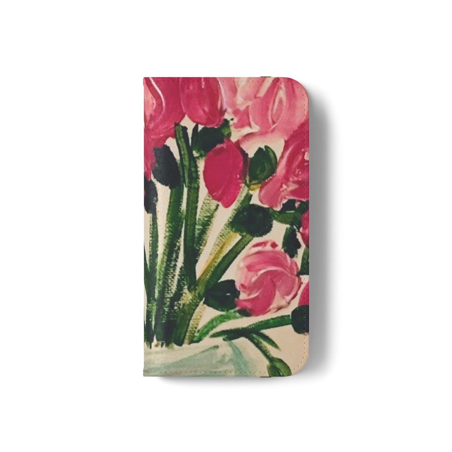 Flip Case-Pink Tulips