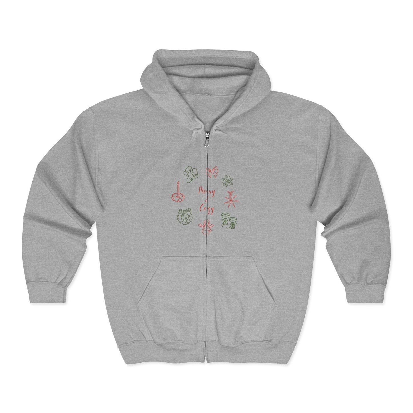 Christmas Holiday Hoodie ~ Merry & Cozy