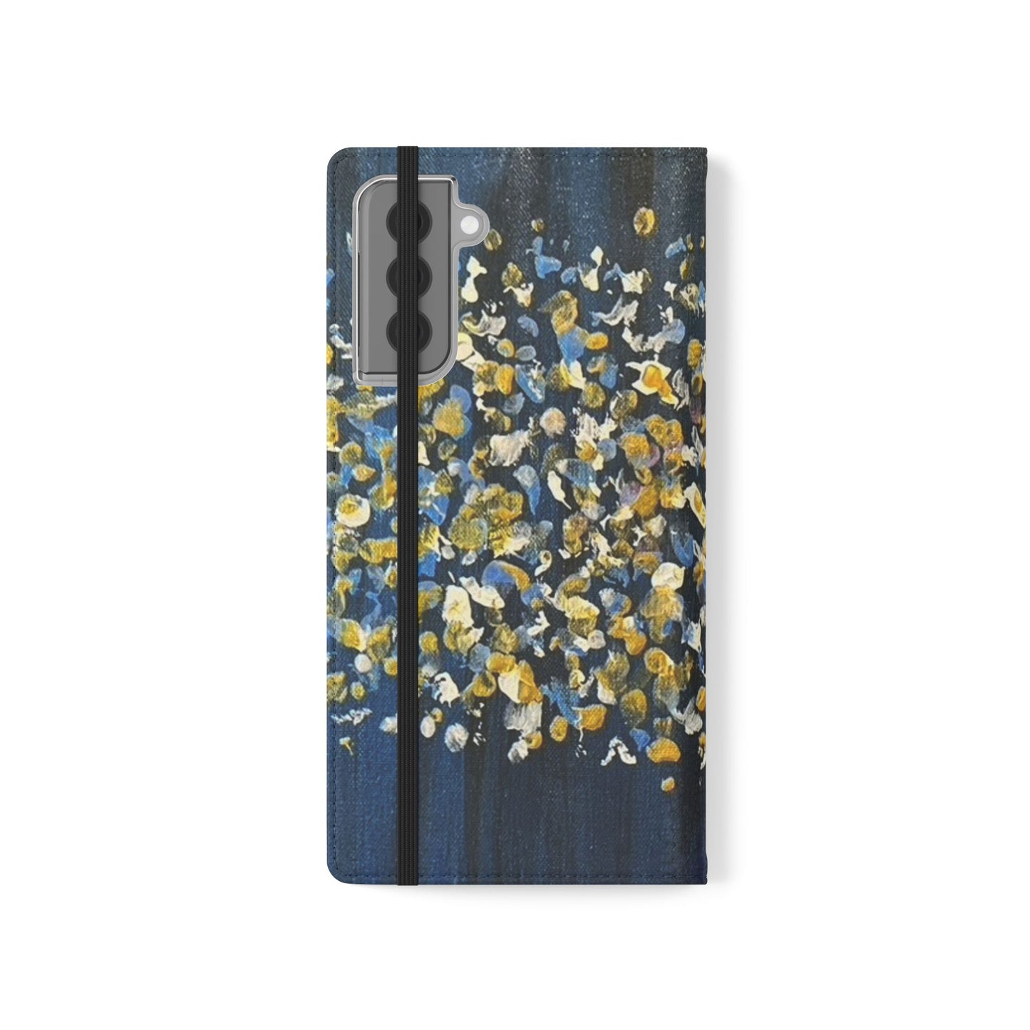 Flip Case-Blue Abstract