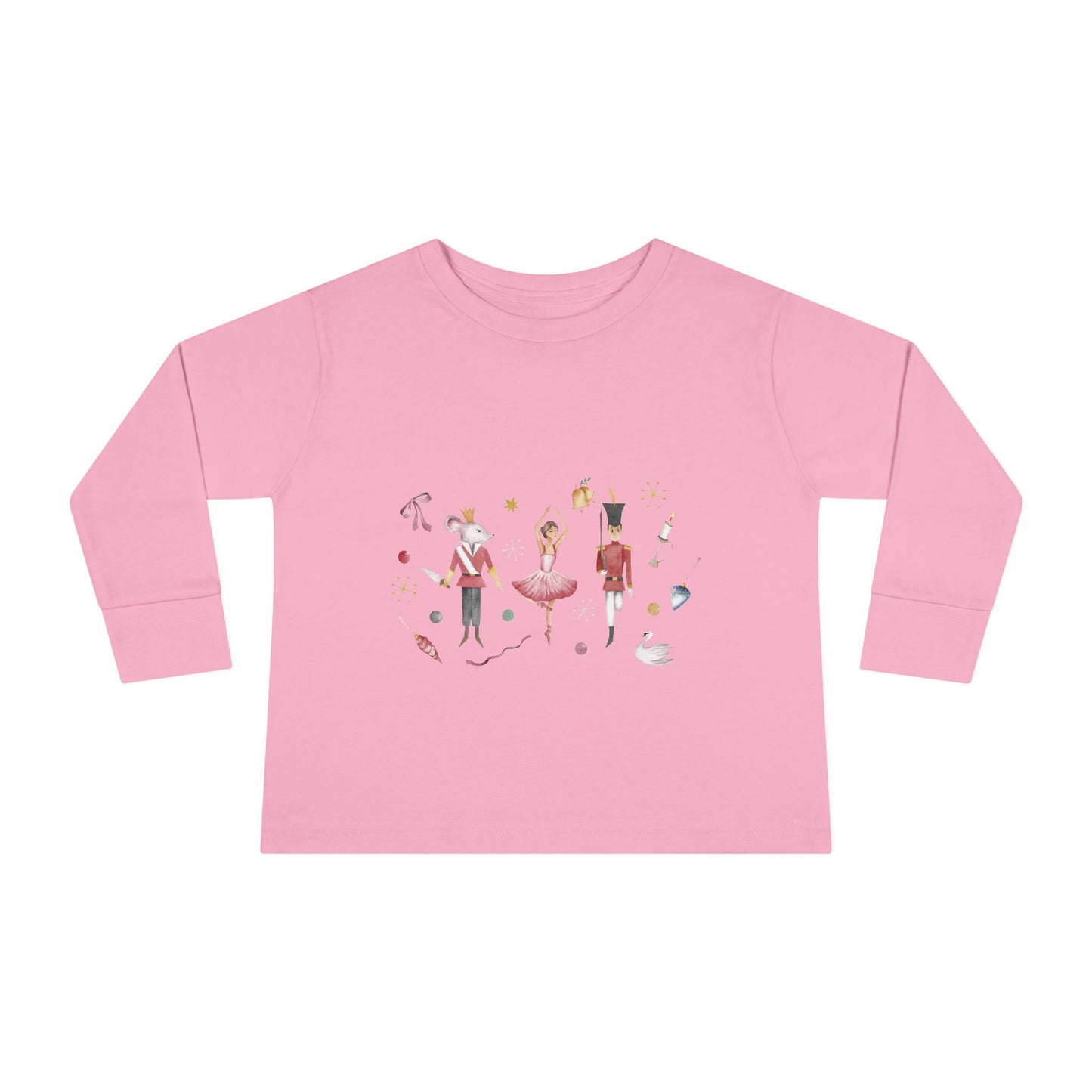 Cute Toddler Long Sleeve Tee ~  Nutcracker Ballet Graphic
