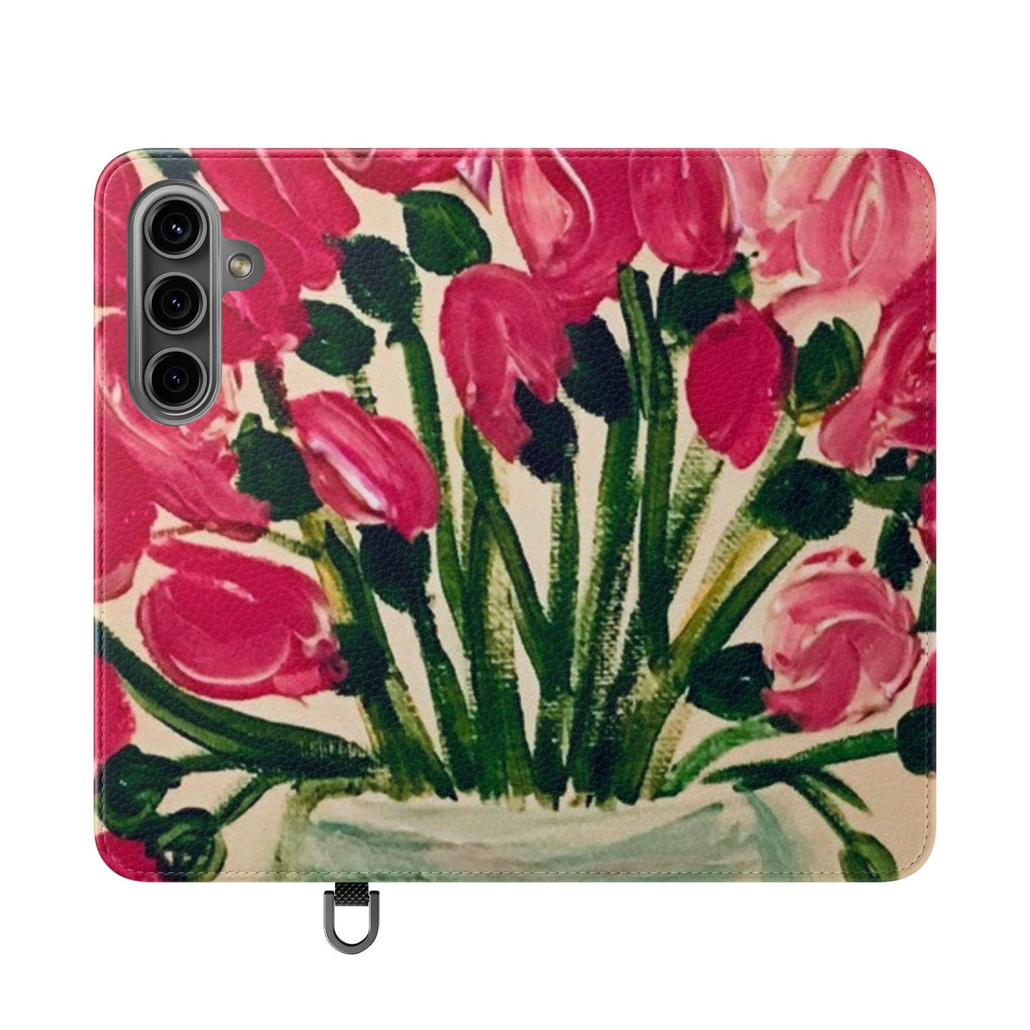 Flip Case-Pink Tulips