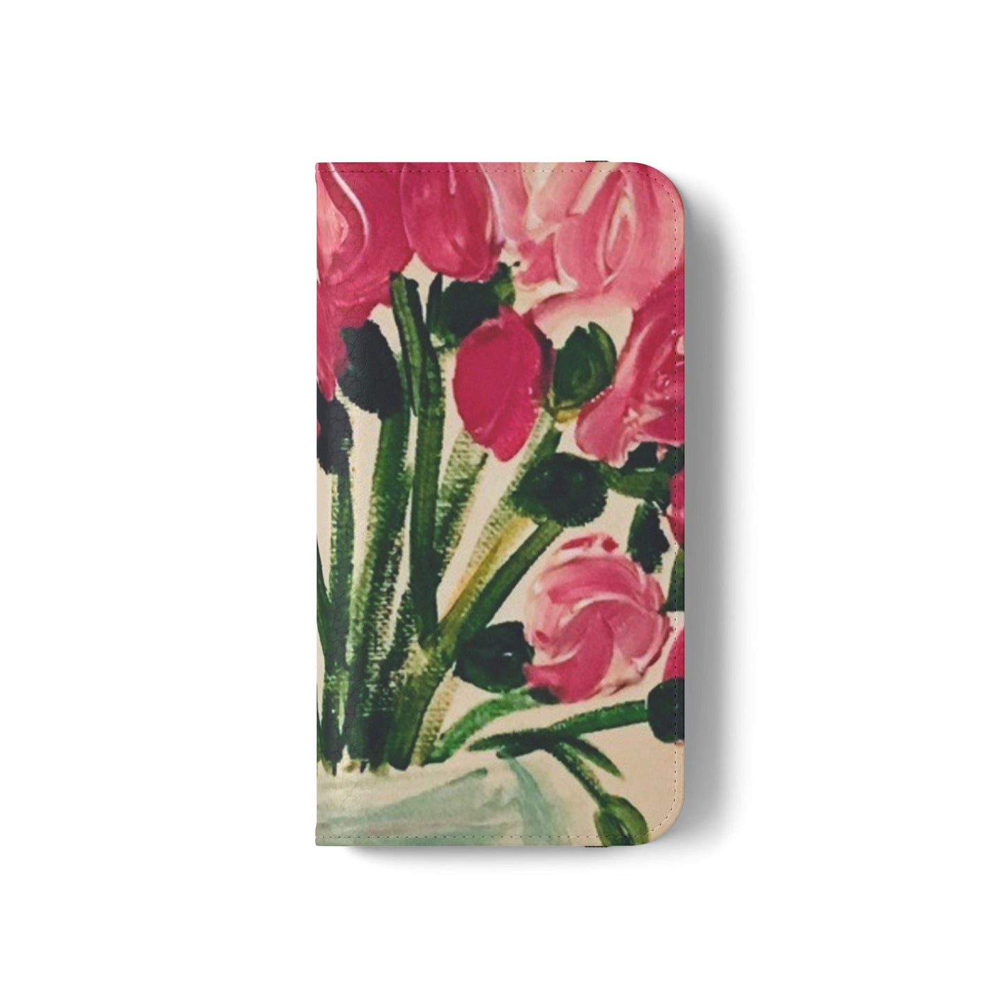Flip Case-Pink Tulips