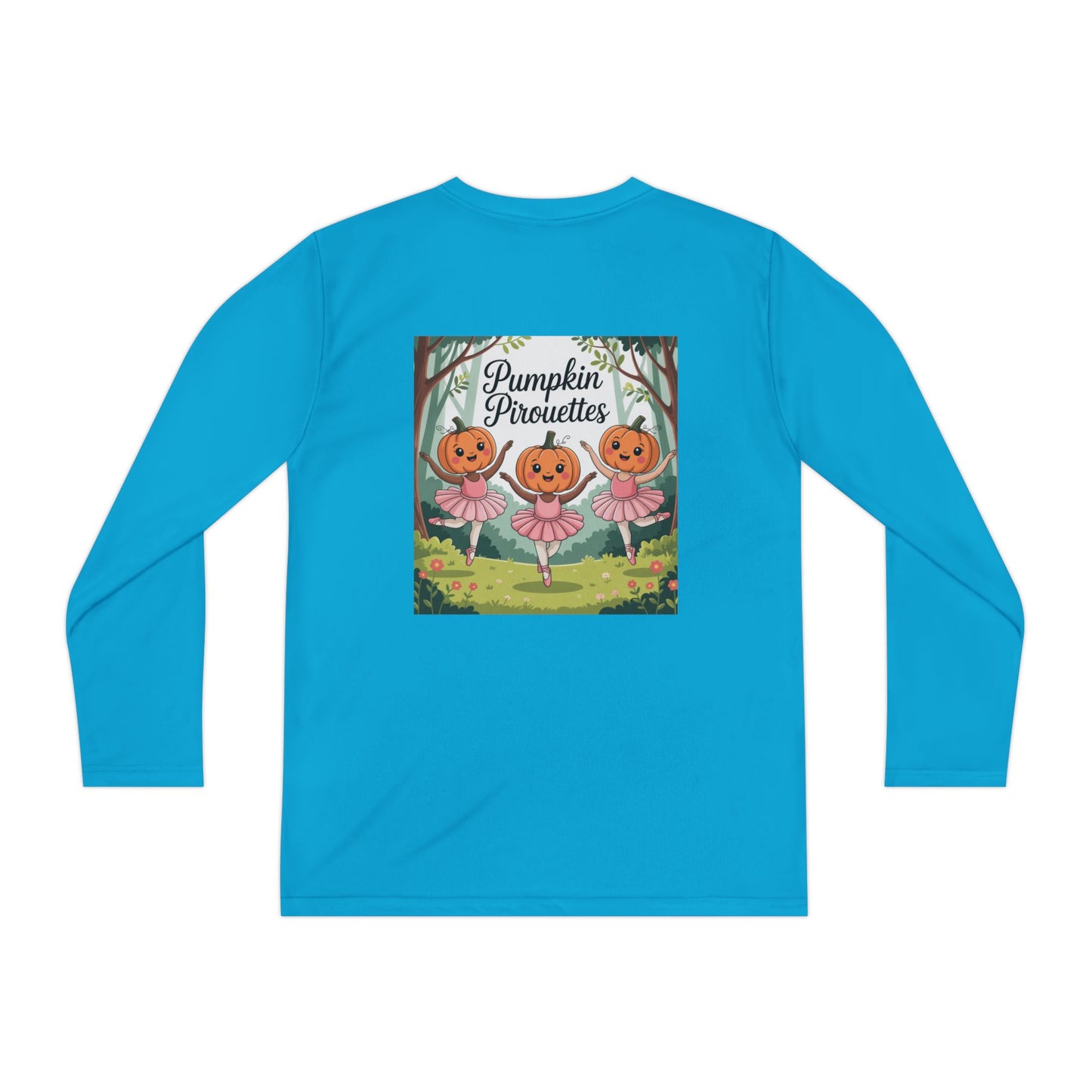 Girl's Long Sleeve Pumpkin Tee