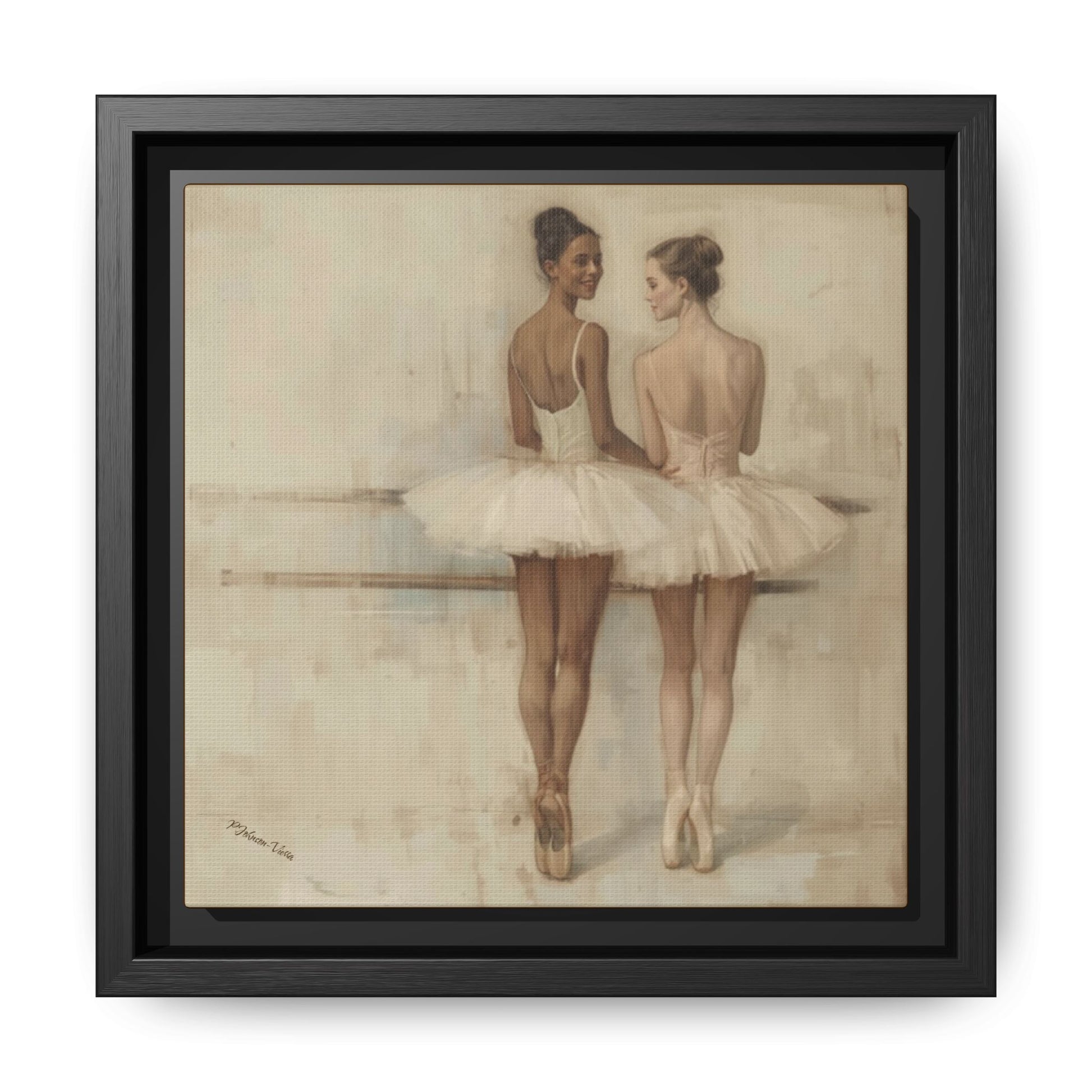 Framed Canvas Print~In the Same Light