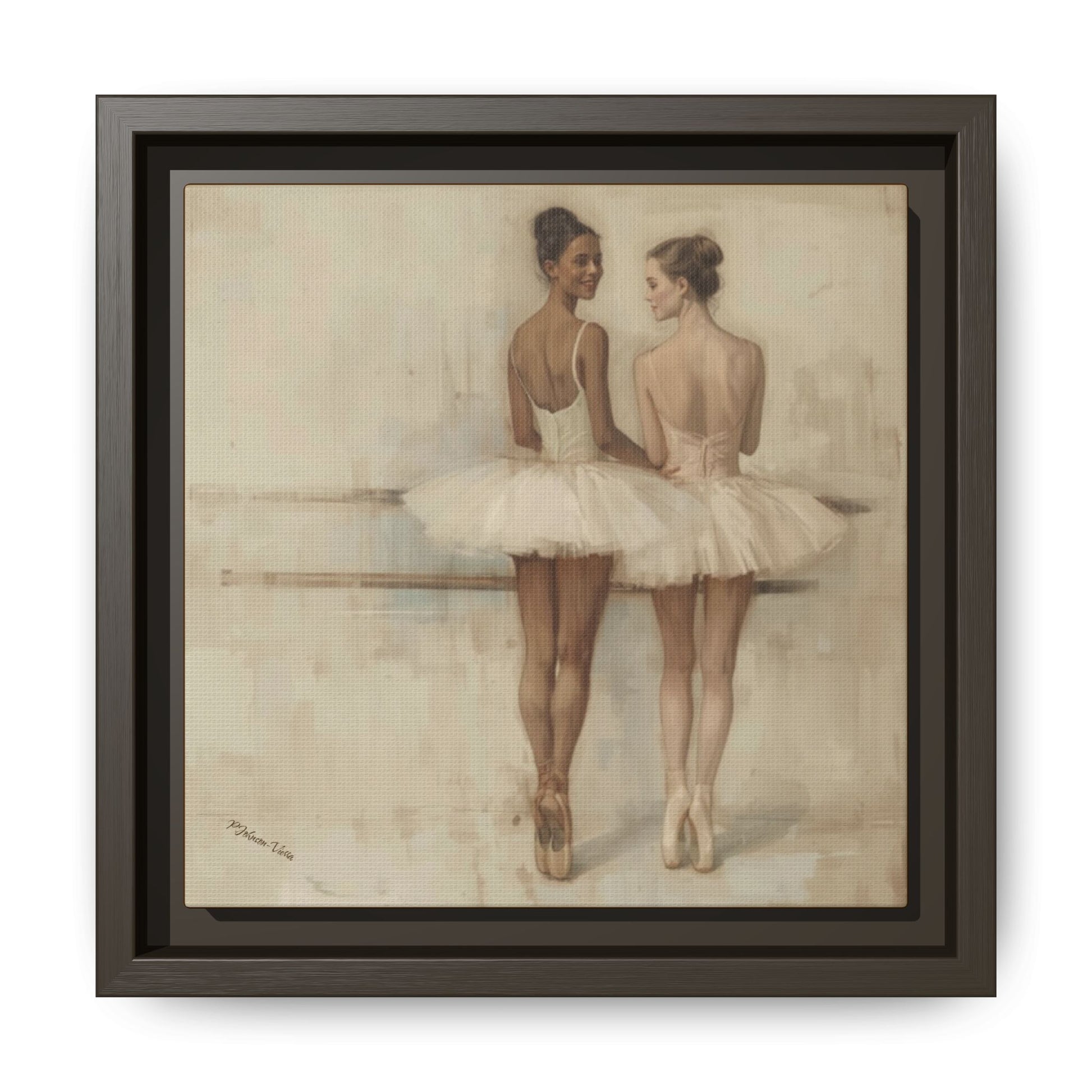 Framed Canvas Print~In the Same Light