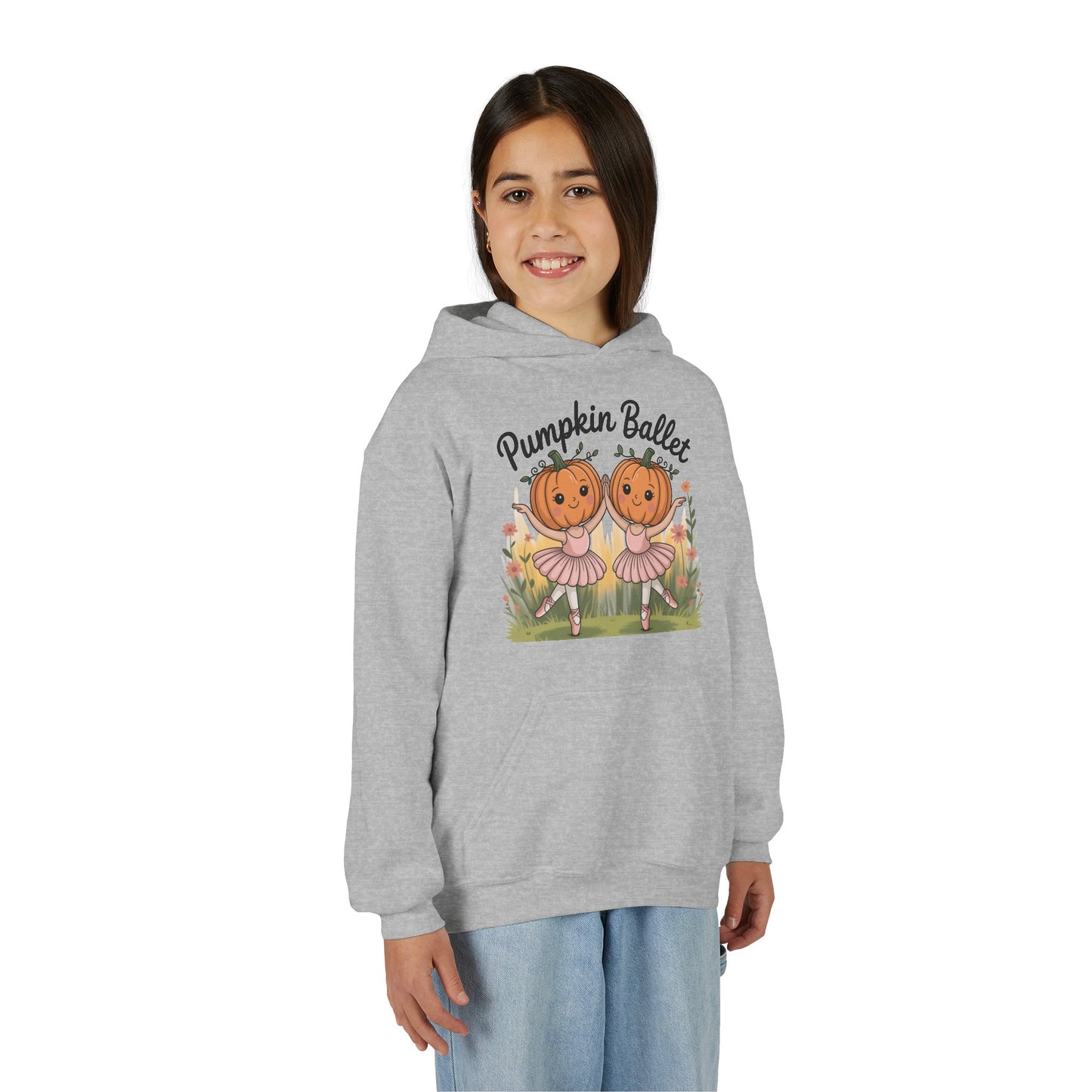 Girl's Pumpkin Ballet Hoodie
