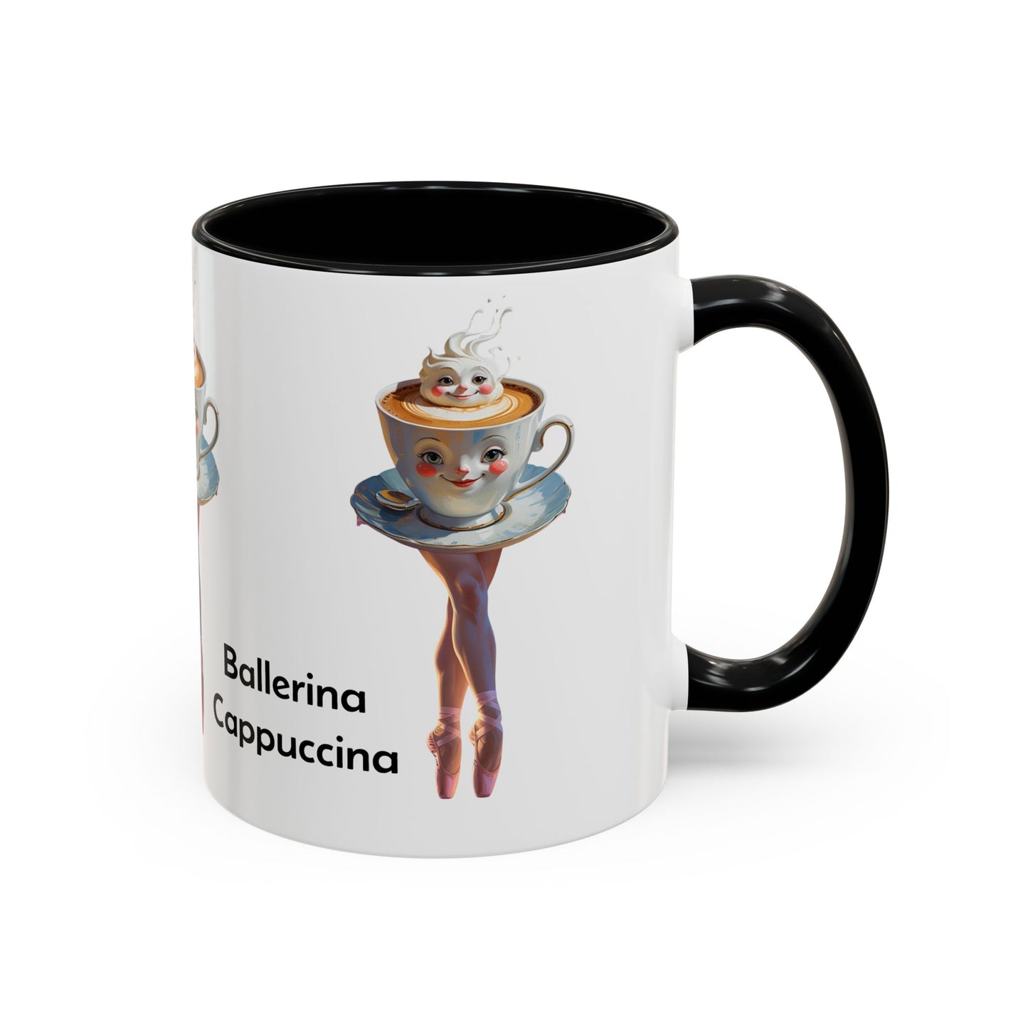 Ballerina Cappuccina Accent Coffee Mug