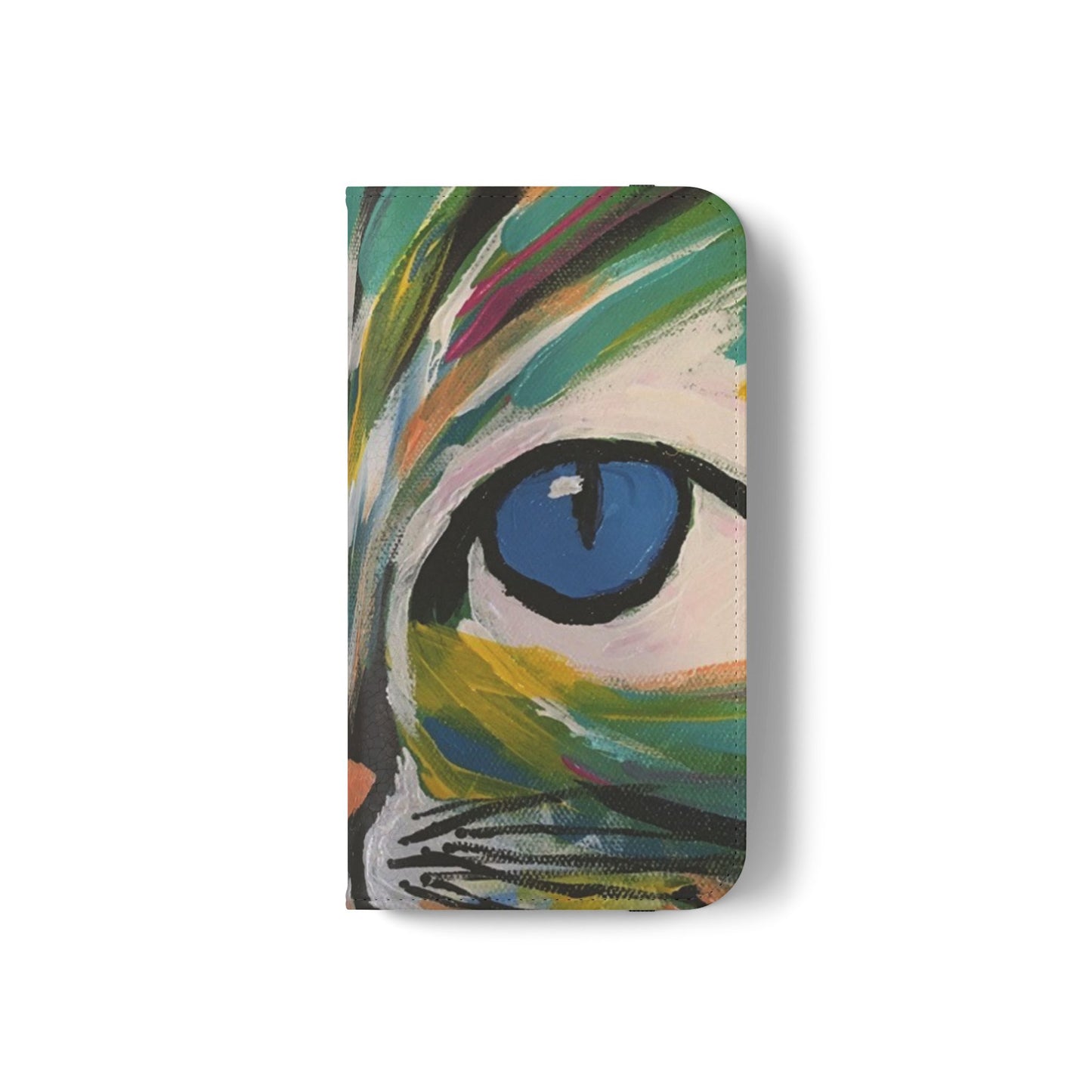 Flip Case-Blue Eyed Cat