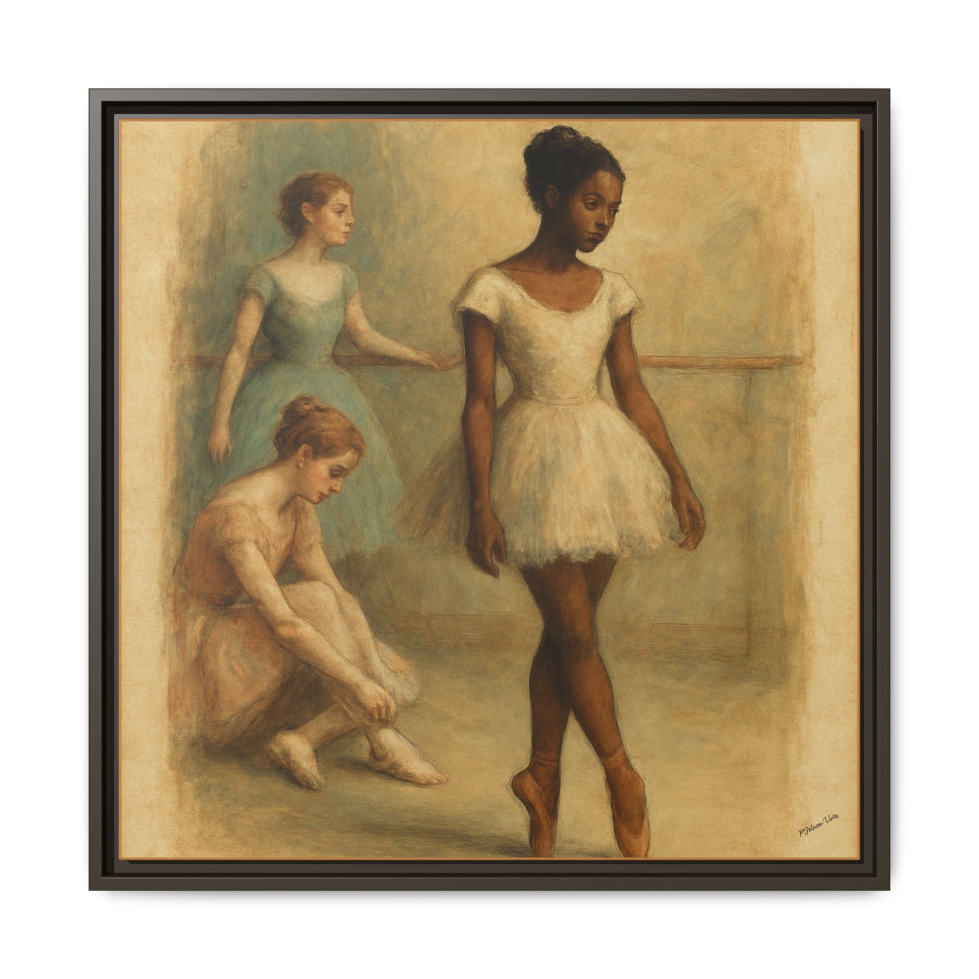 Framed Canvas Print~The Soloist