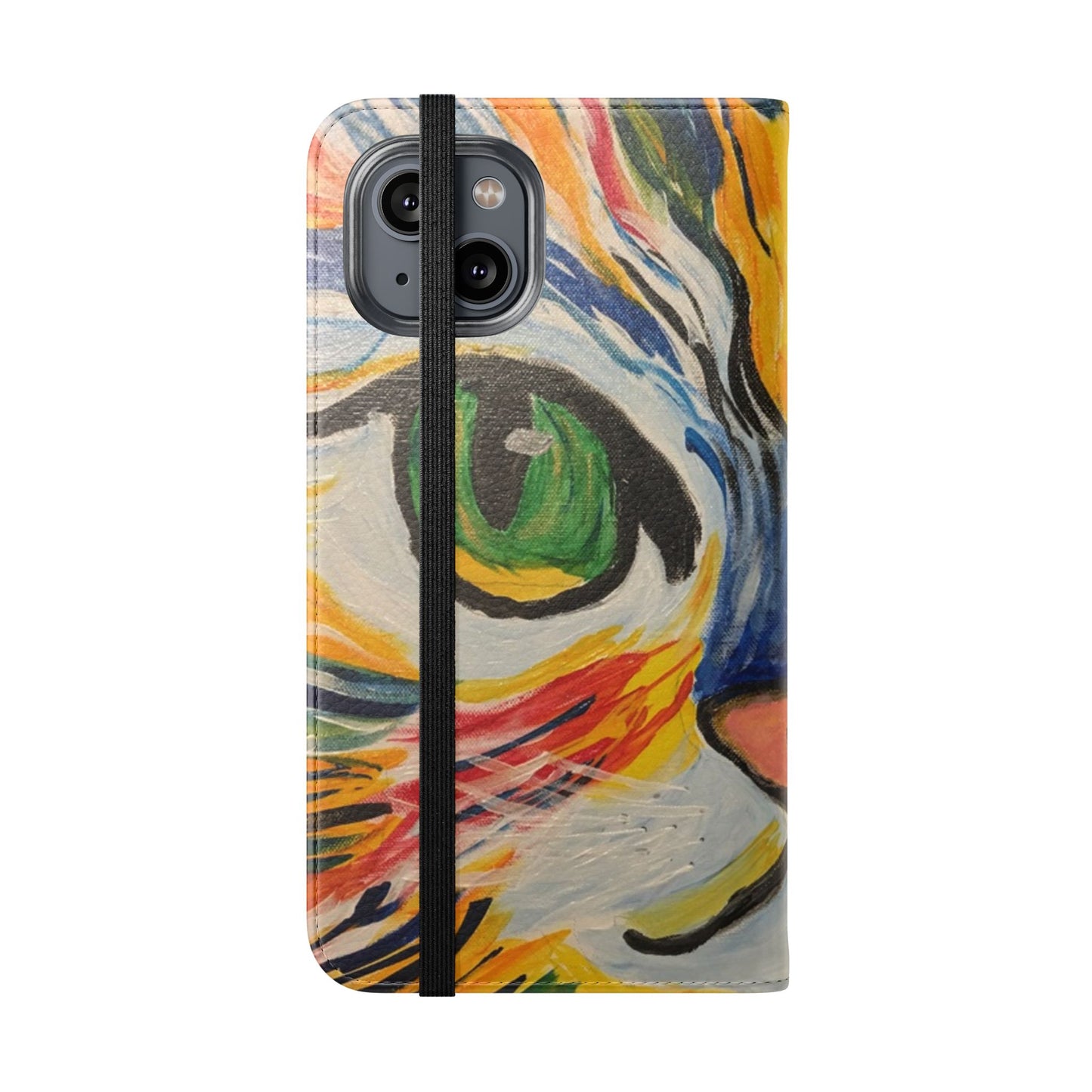 Flip Case-Hazel Eyed Cat