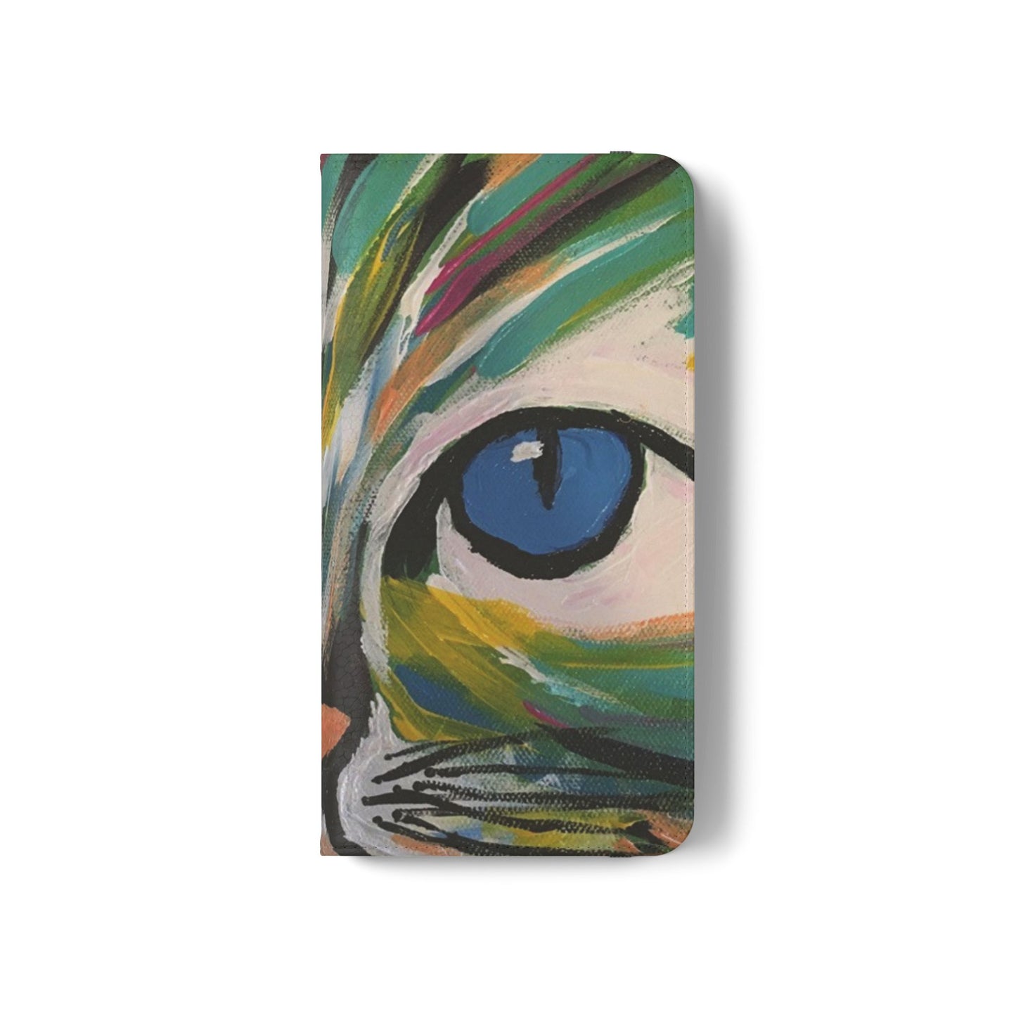 Flip Case-Blue Eyed Cat