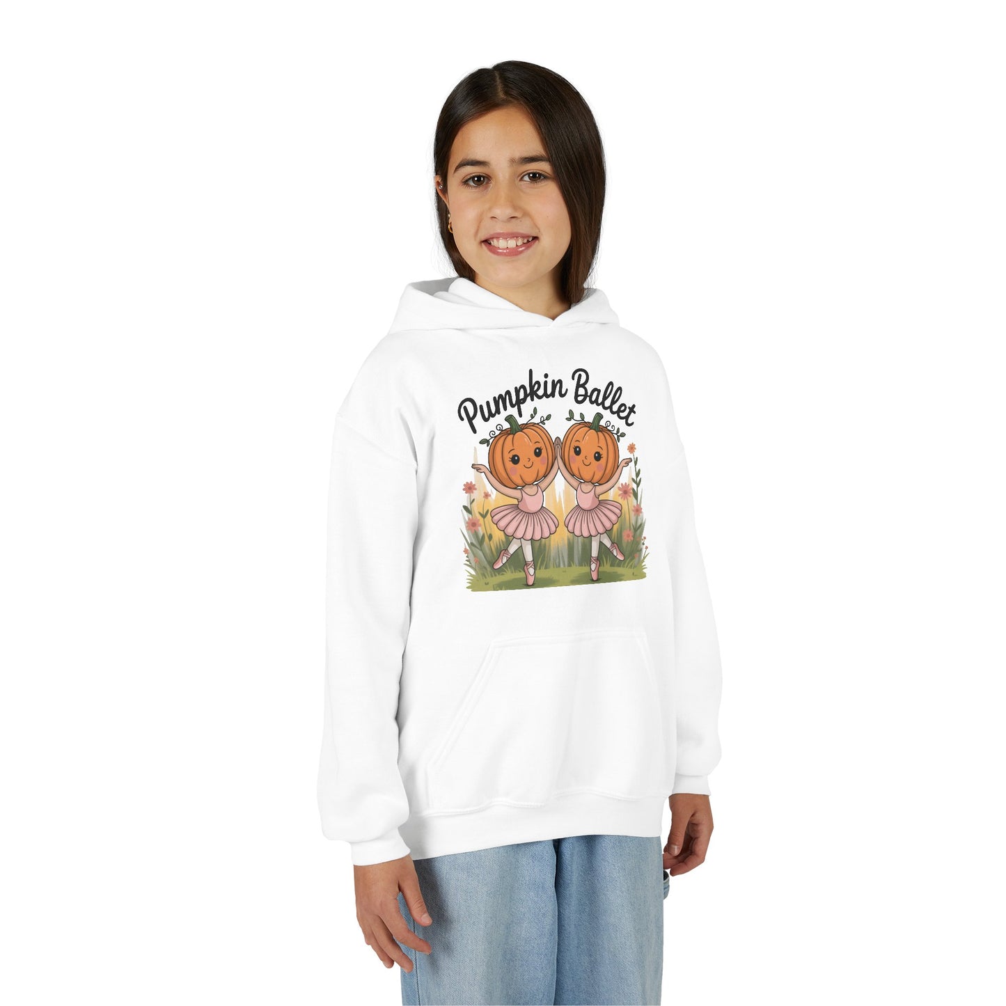 Girl's Pumpkin Ballet Hoodie