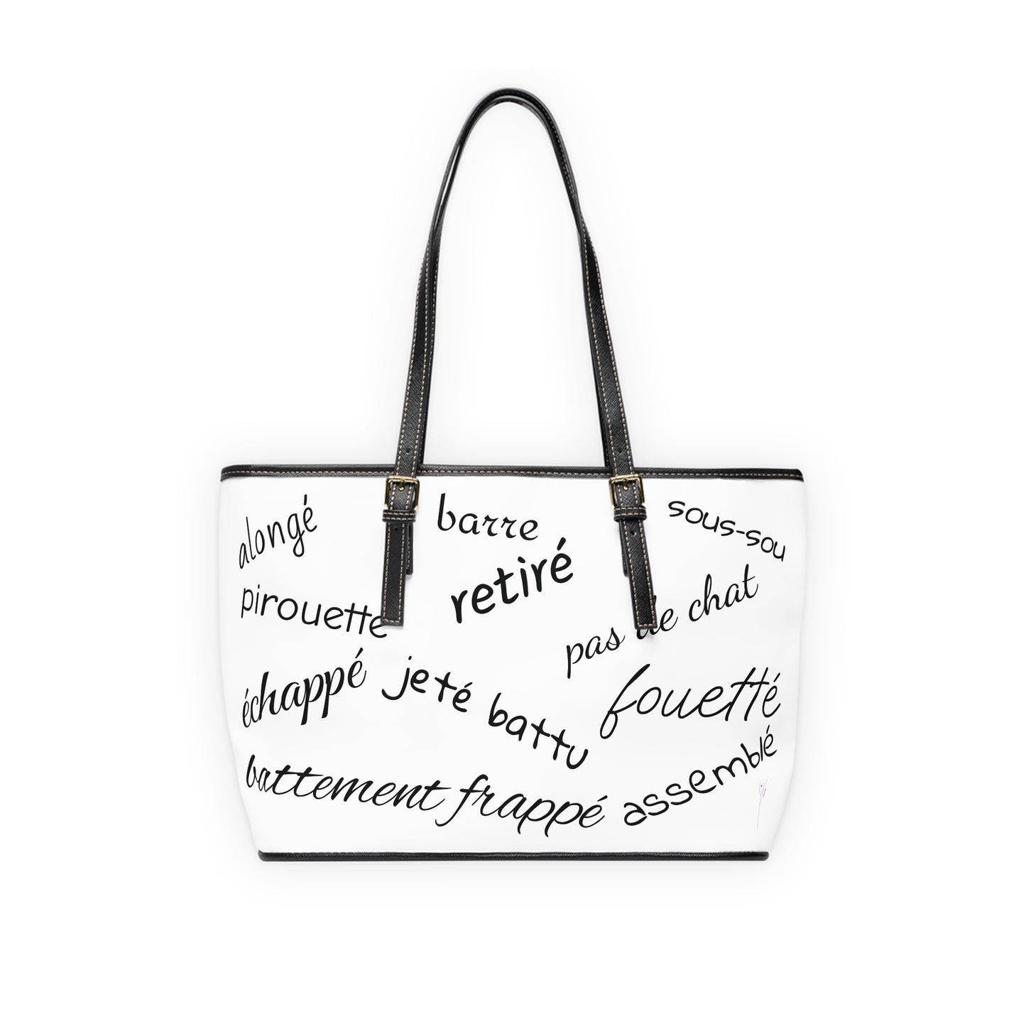 Chic Ballet Shoulder Bag (White)