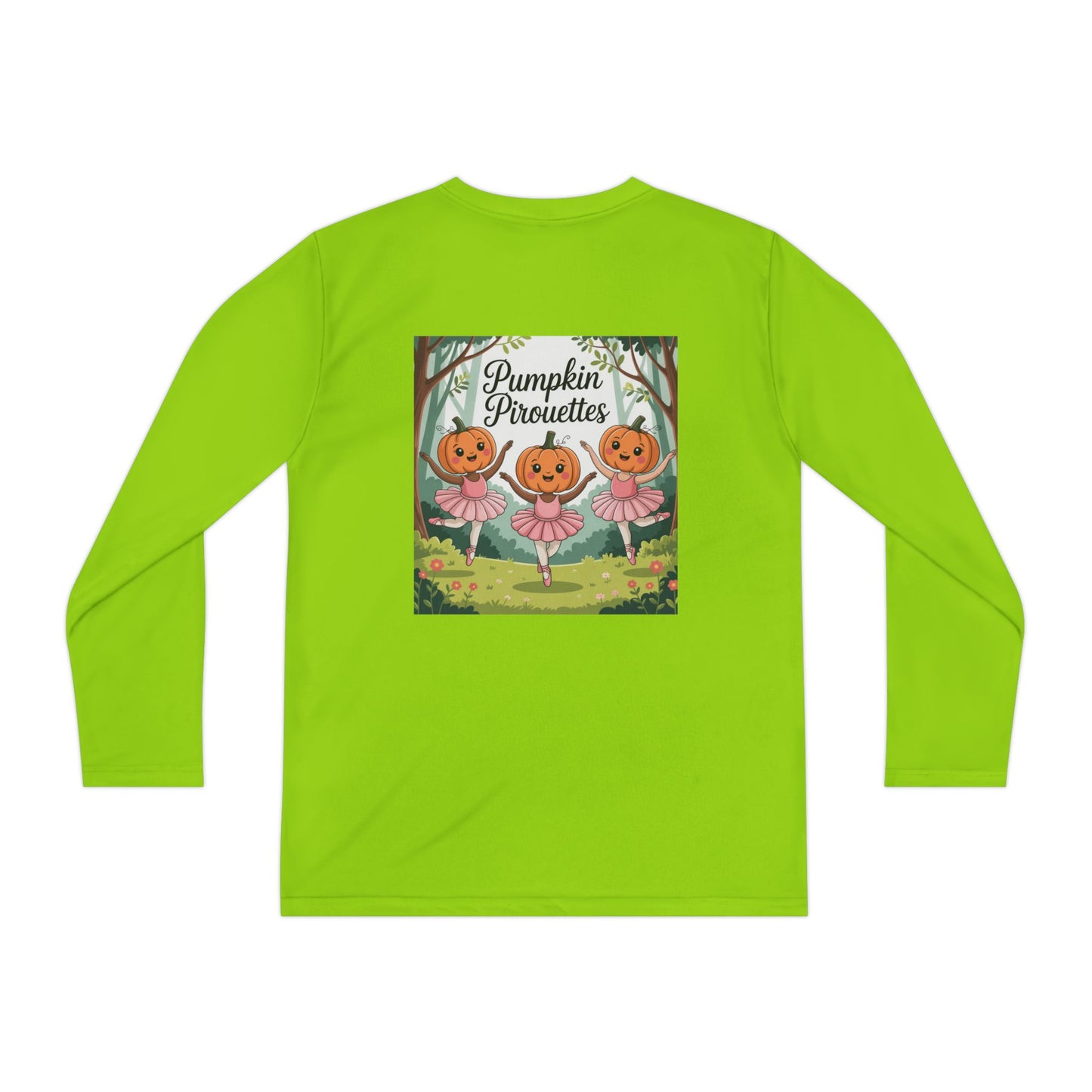 Girl's Long Sleeve Pumpkin Tee