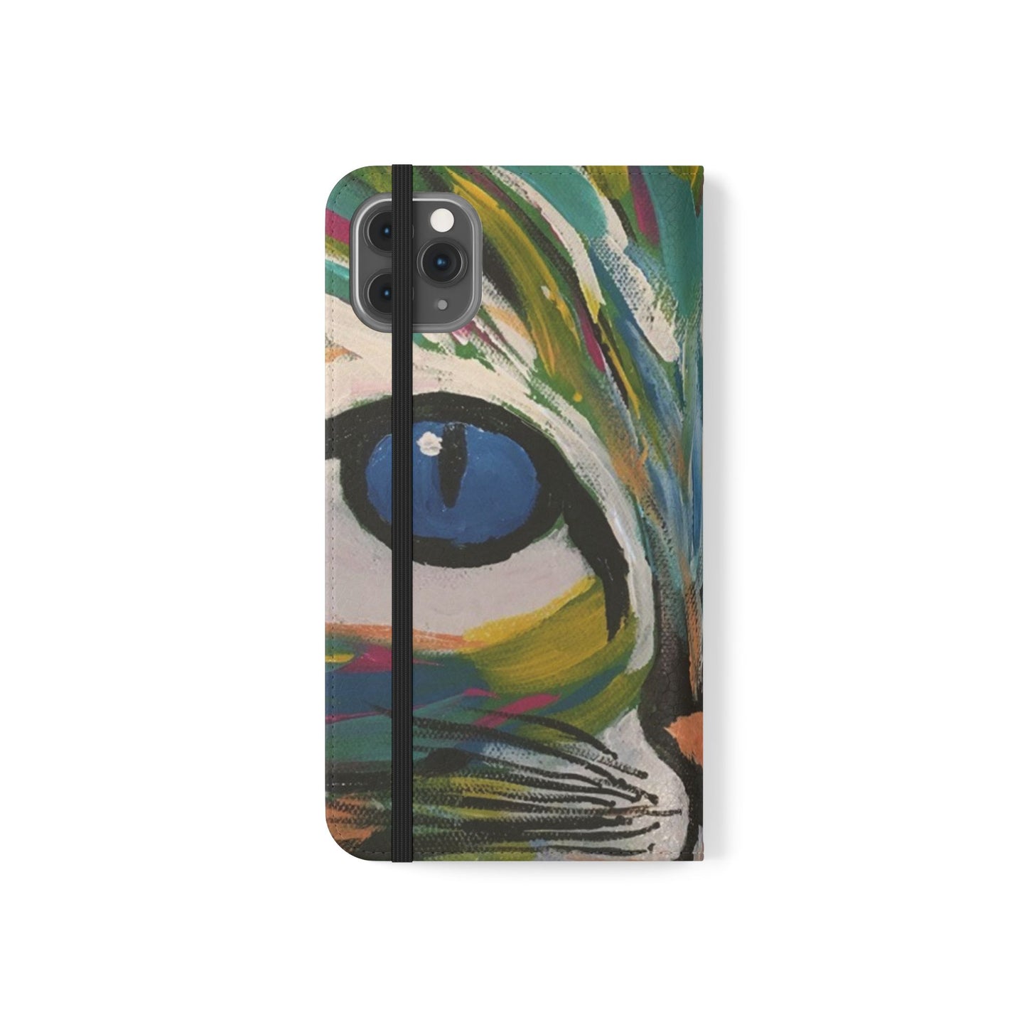 Flip Case-Blue Eyed Cat
