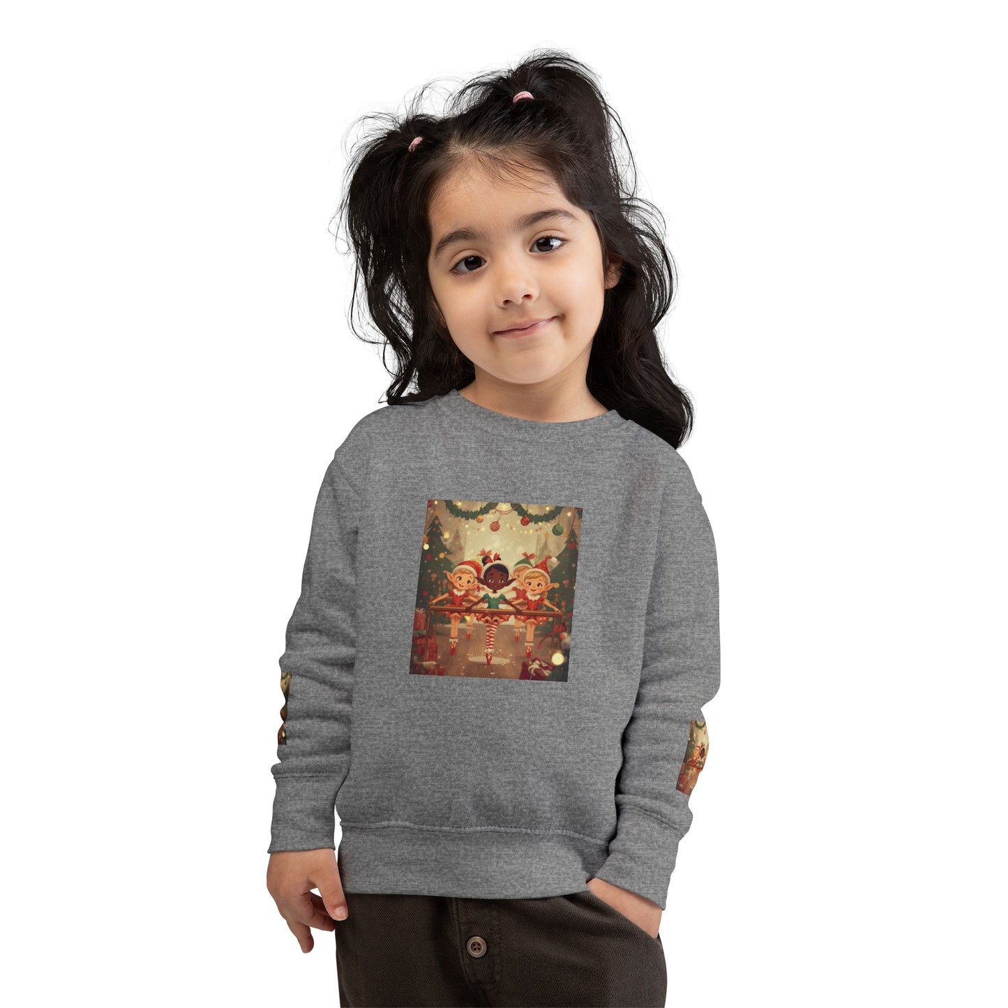 Christmas Elves Toddler Sweatshirt