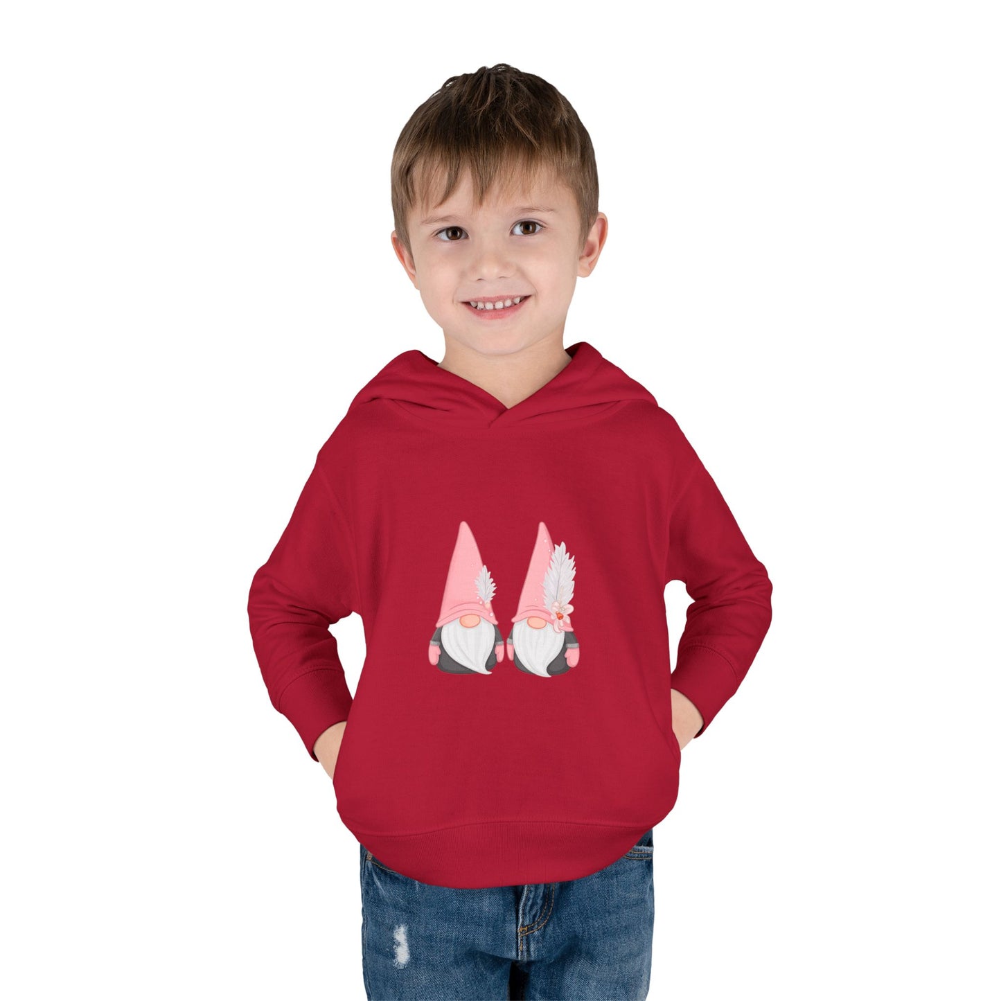 Toddler Hoodie ~ Warm Wishes and Gnome Kisses