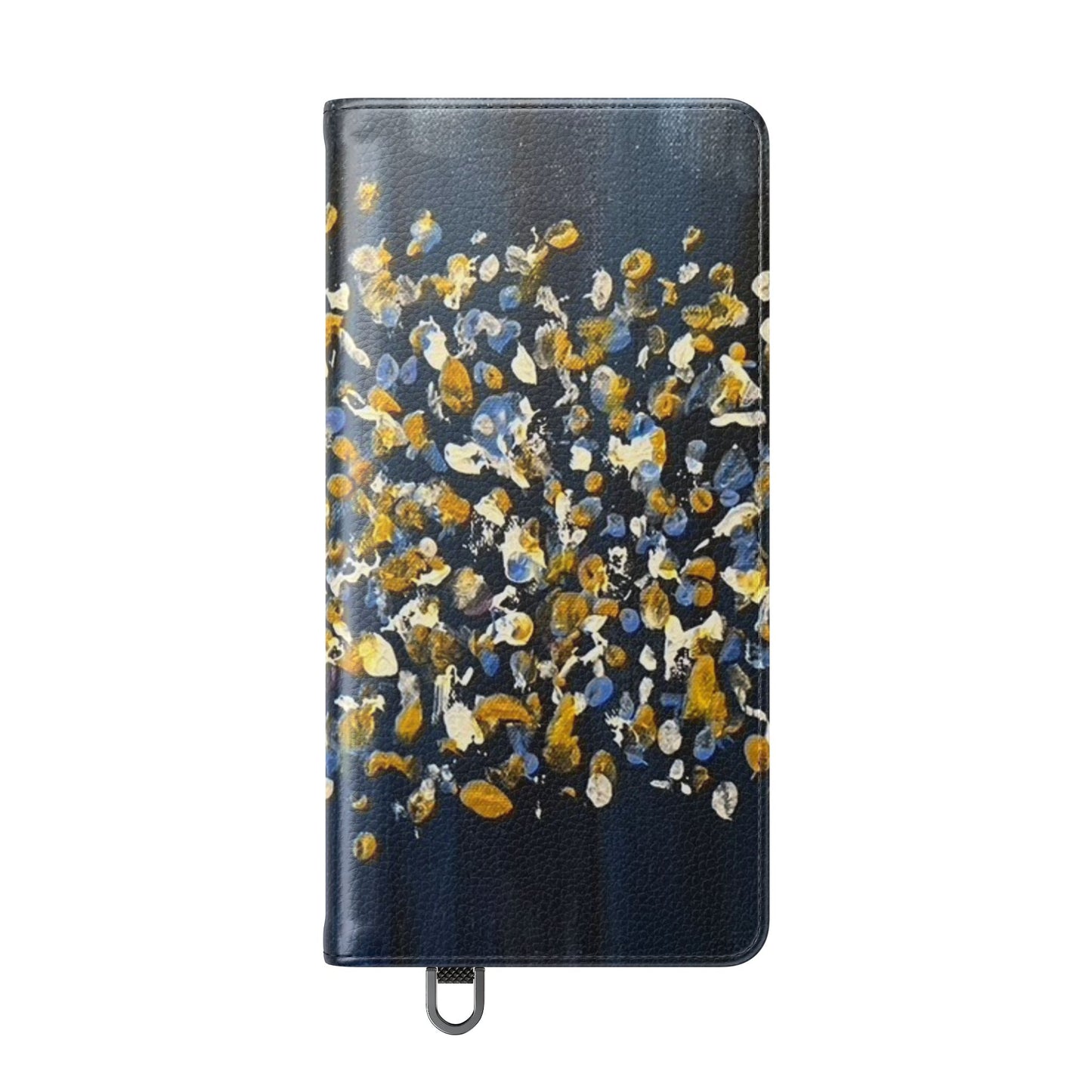 Flip Case-Blue Abstract