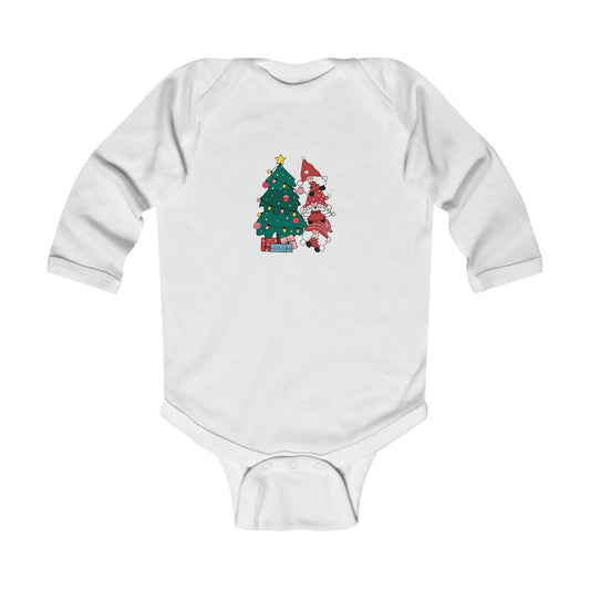 Christmas Tree & Gnome Onesie