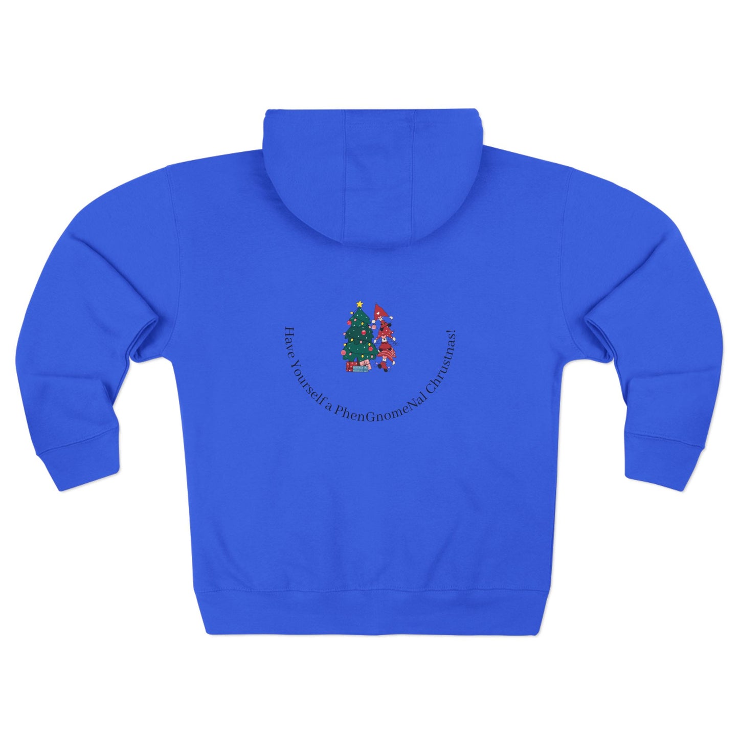 Gnomes Zip Hoodie - PhenGnomeNal Christmas Design