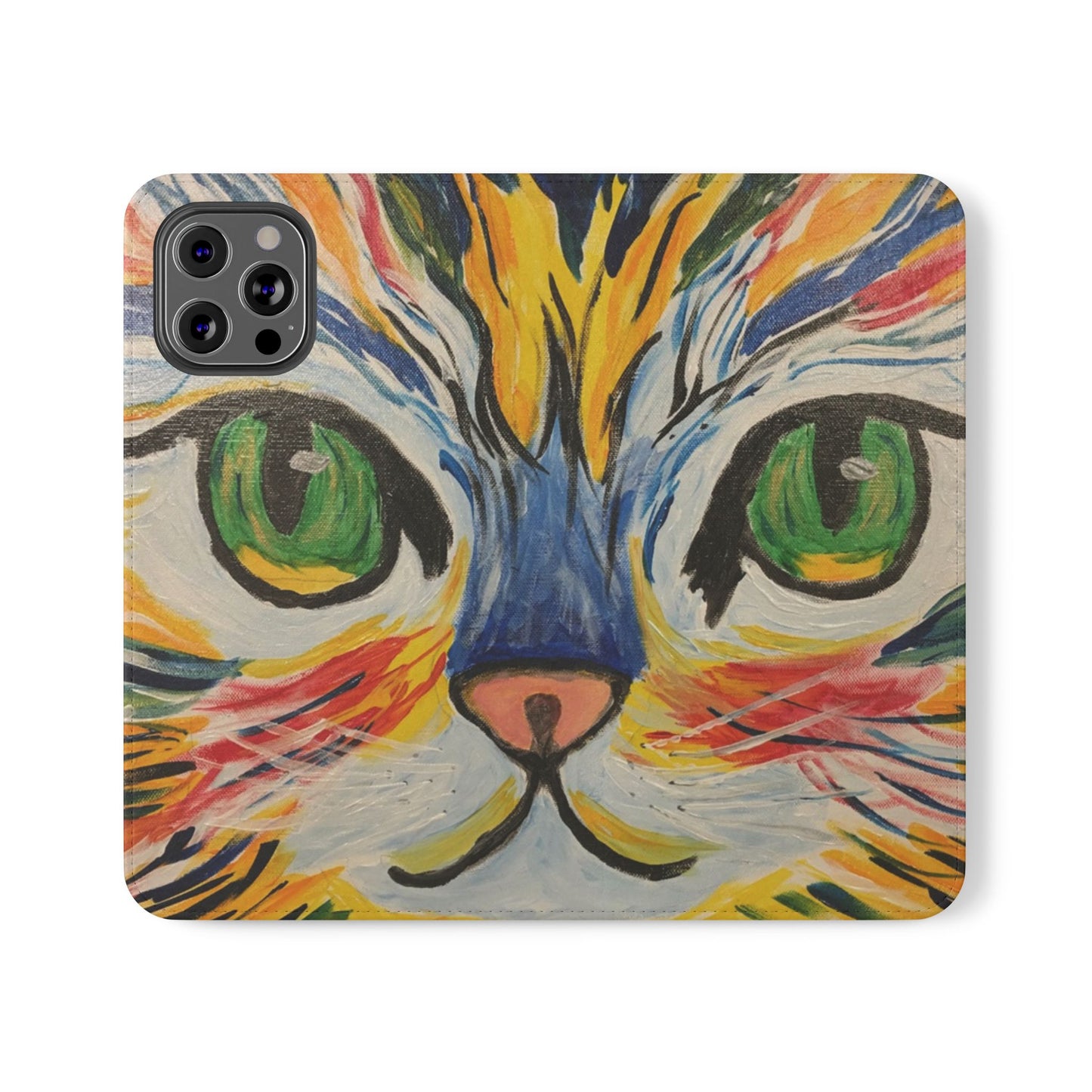 Flip Case-Hazel Eyed Cat