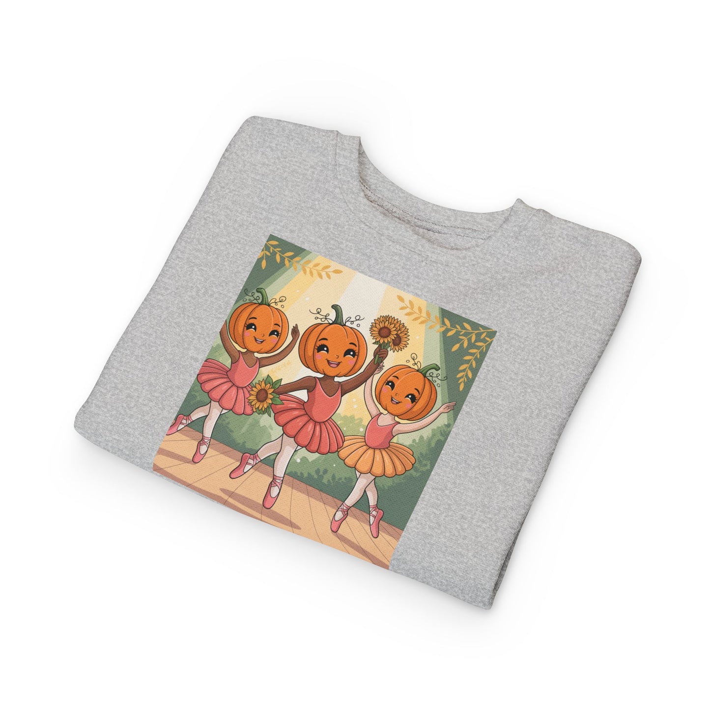 Pumpkin Ballet Toddler Sweatshirt