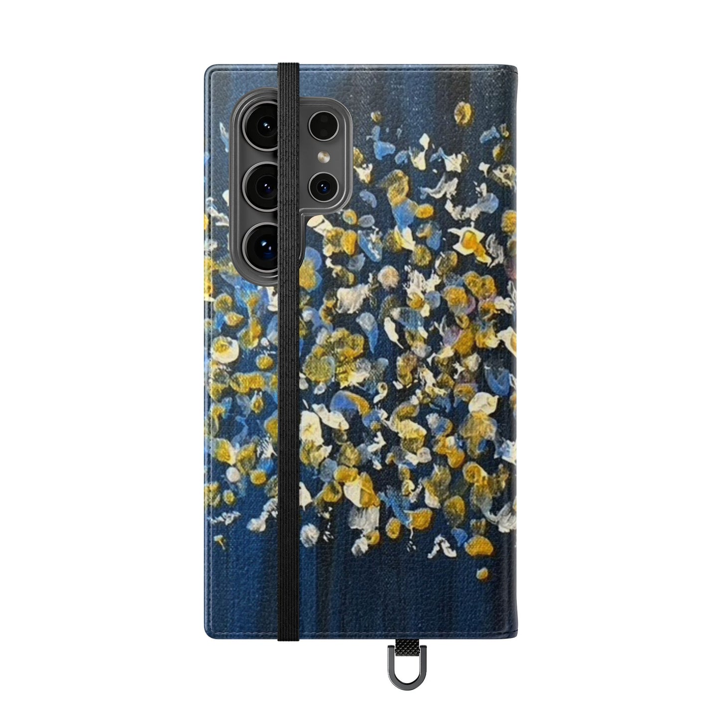 Flip Case-Blue Abstract