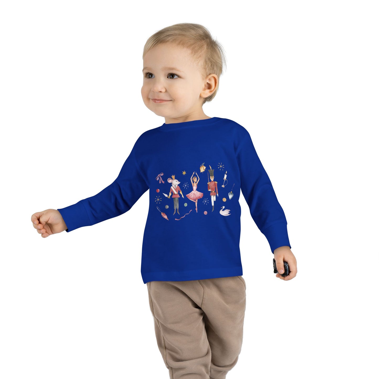 Cute Toddler Long Sleeve Tee ~  Nutcracker Ballet Graphic