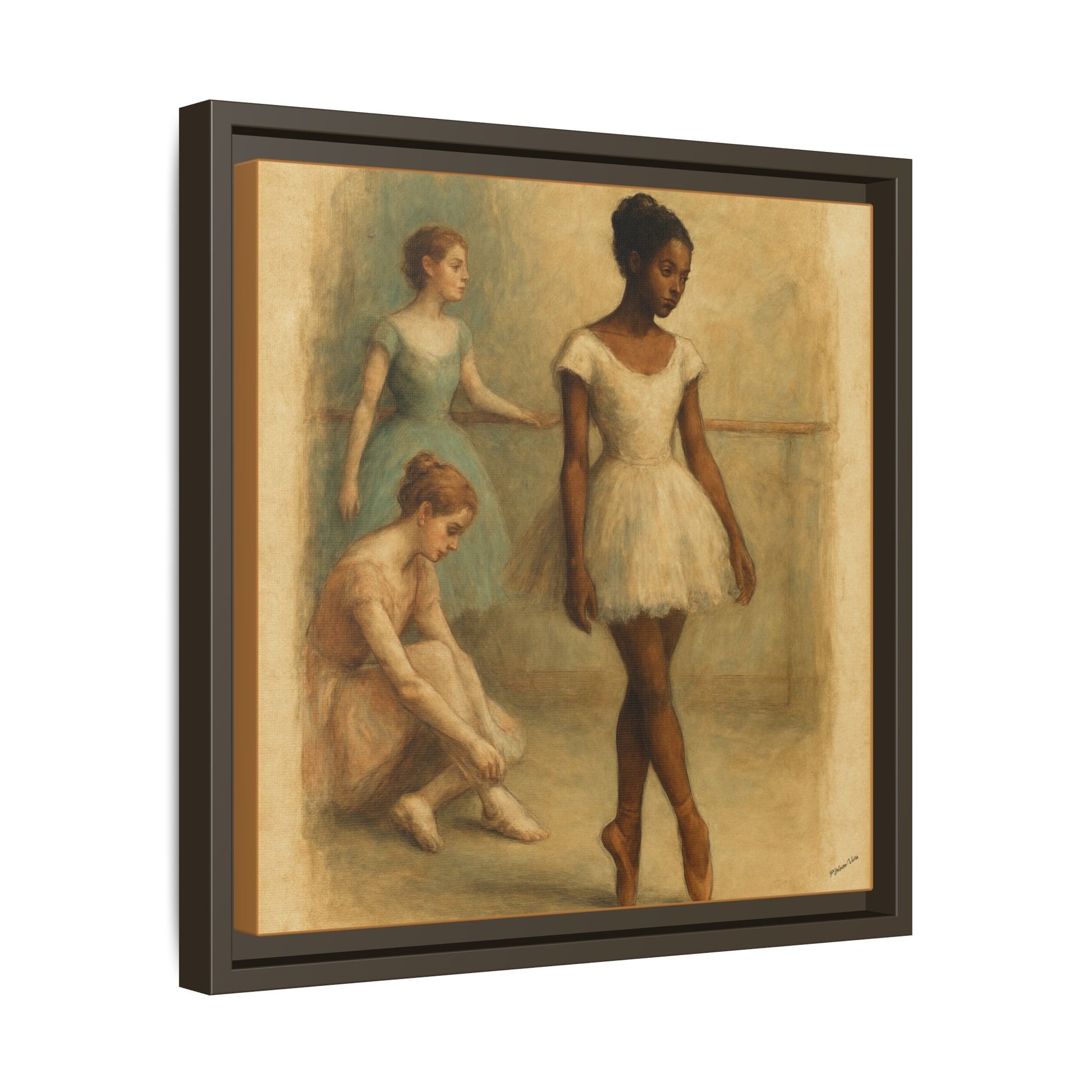 Framed Canvas Print~The Soloist