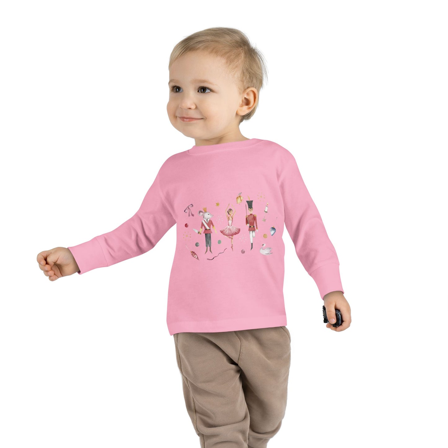 Cute Toddler Long Sleeve Tee ~  Nutcracker Ballet Graphic