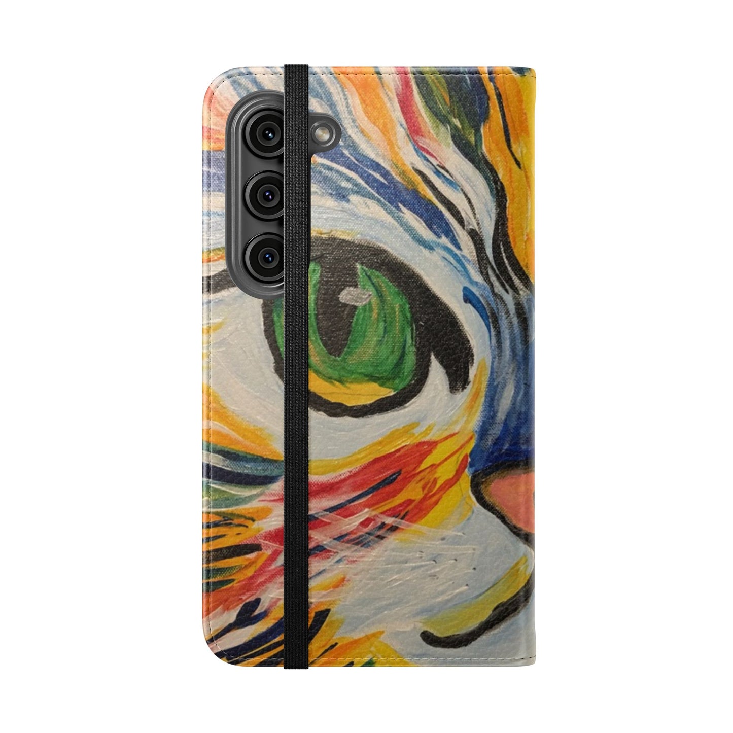 Flip Case-Hazel Eyed Cat