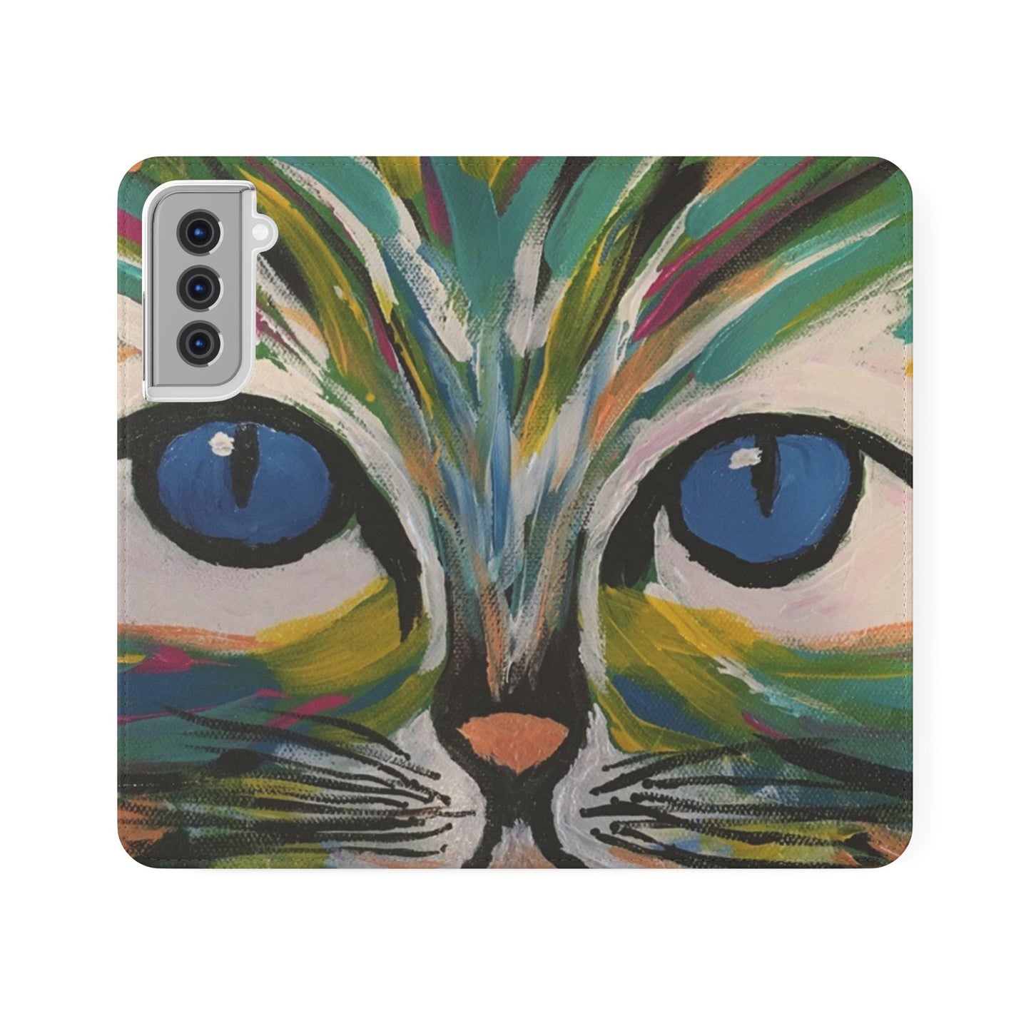 Flip Case-Blue Eyed Cat