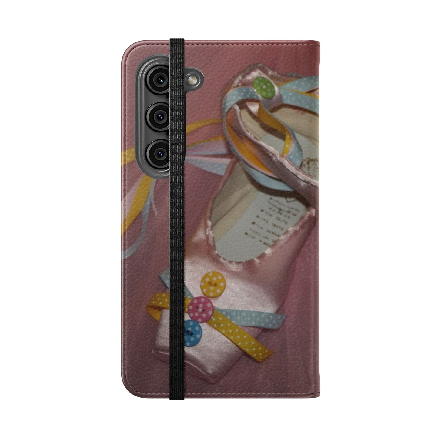 Buttons & Bows Design Flip Case