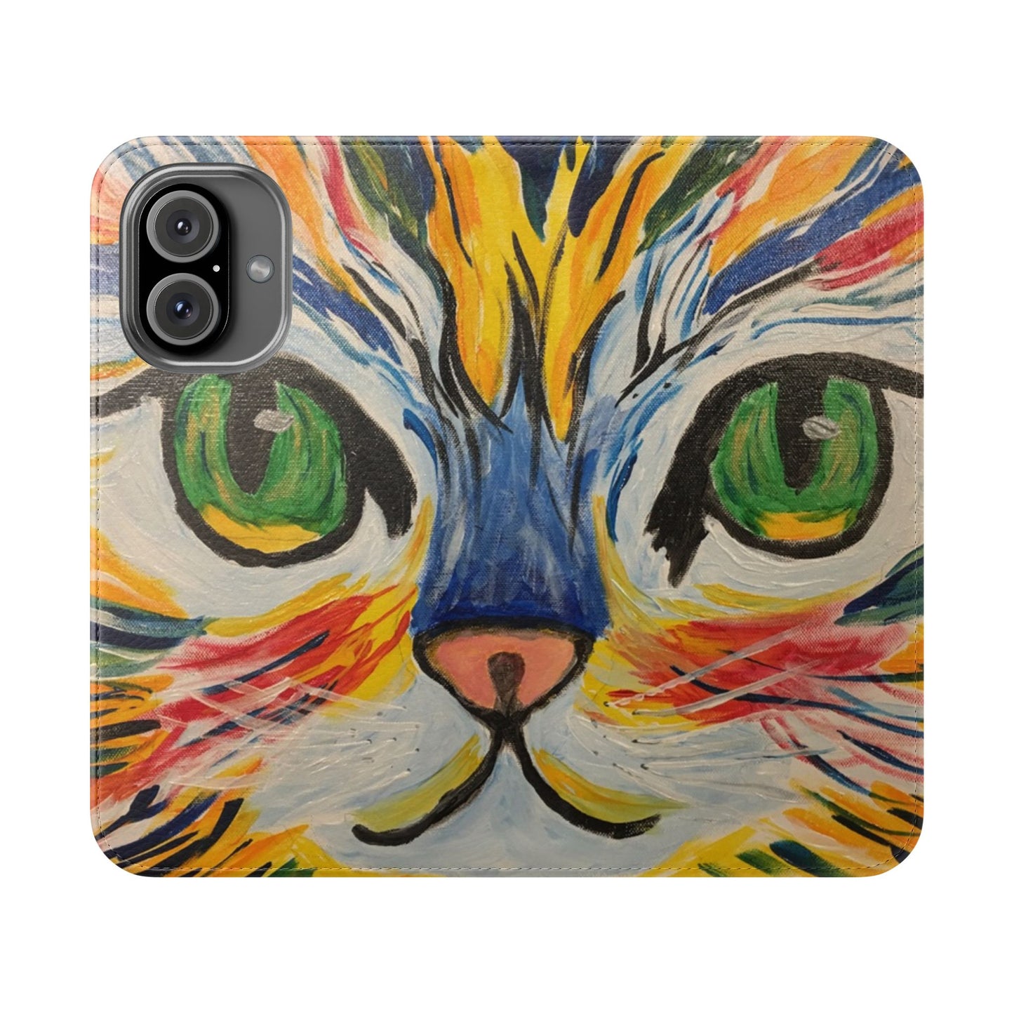 Flip Case-Hazel Eyed Cat