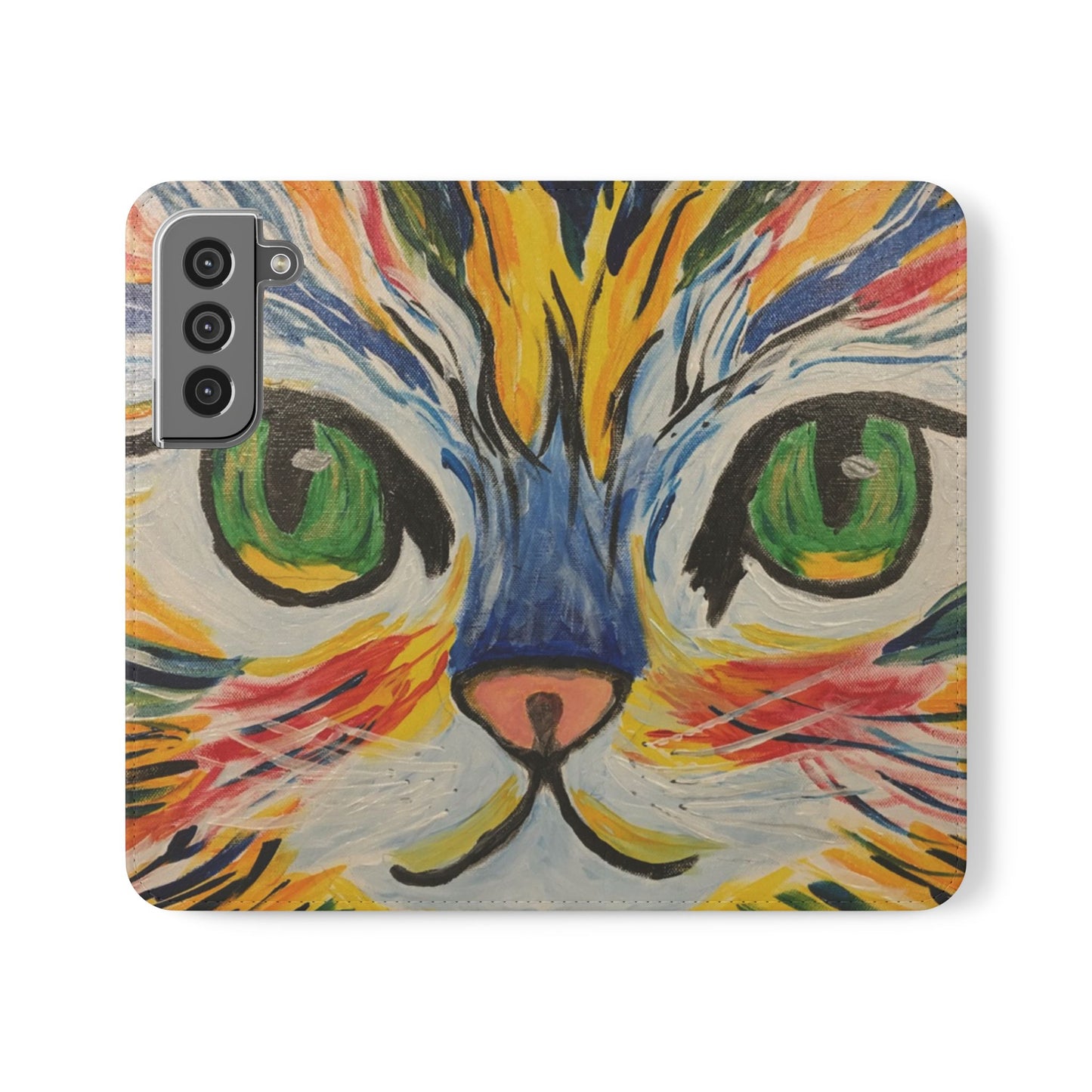 Flip Case-Hazel Eyed Cat