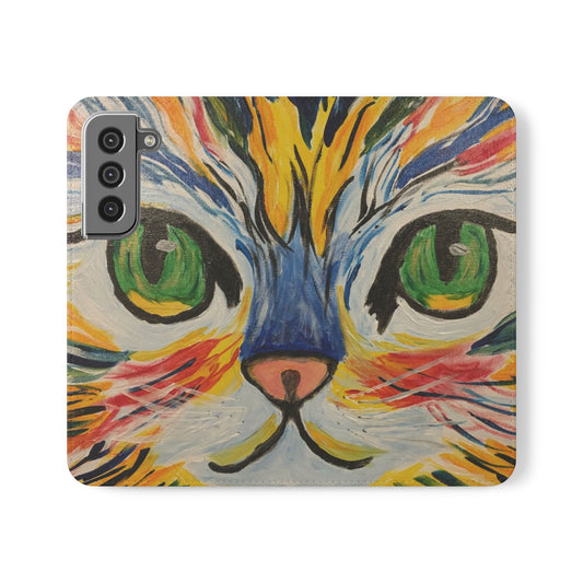 Flip Case-Hazel Eyed Cat