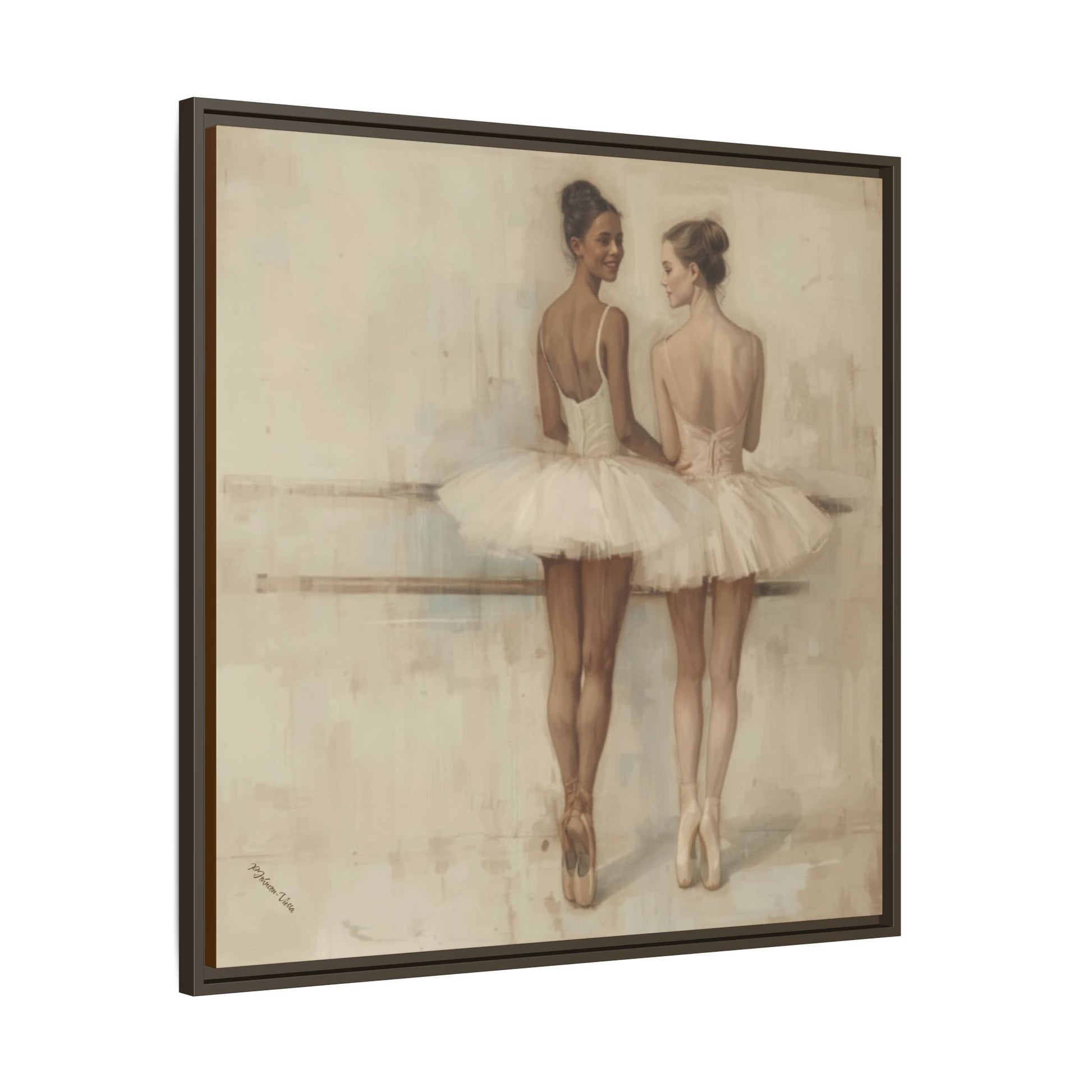 Framed Canvas Print~In the Same Light