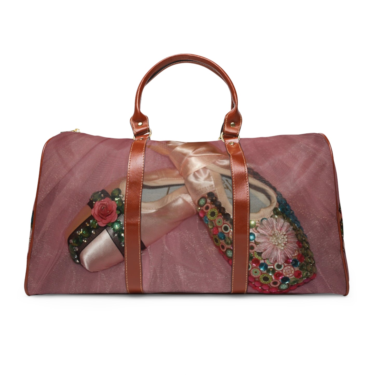 Dance/Travel Bag-Bejeweled Pointe Shoes