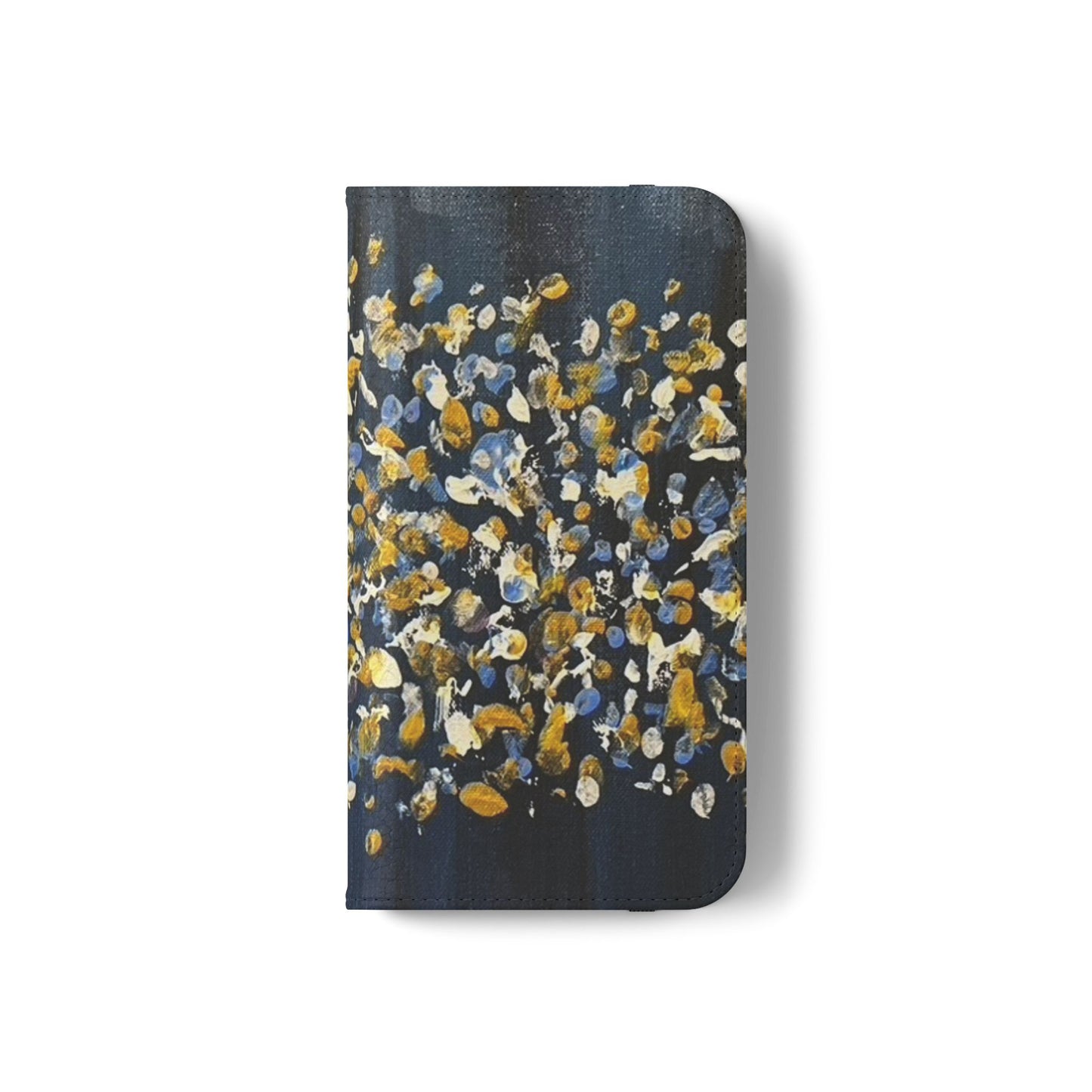 Flip Case-Blue Abstract