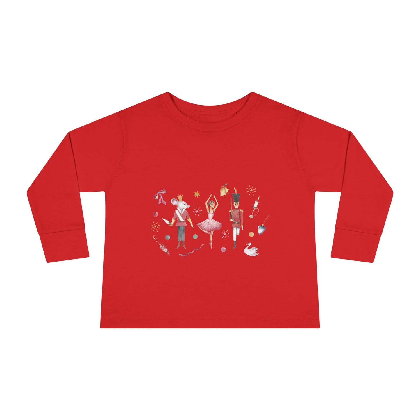 Cute Toddler Long Sleeve Tee ~  Nutcracker Ballet Graphic