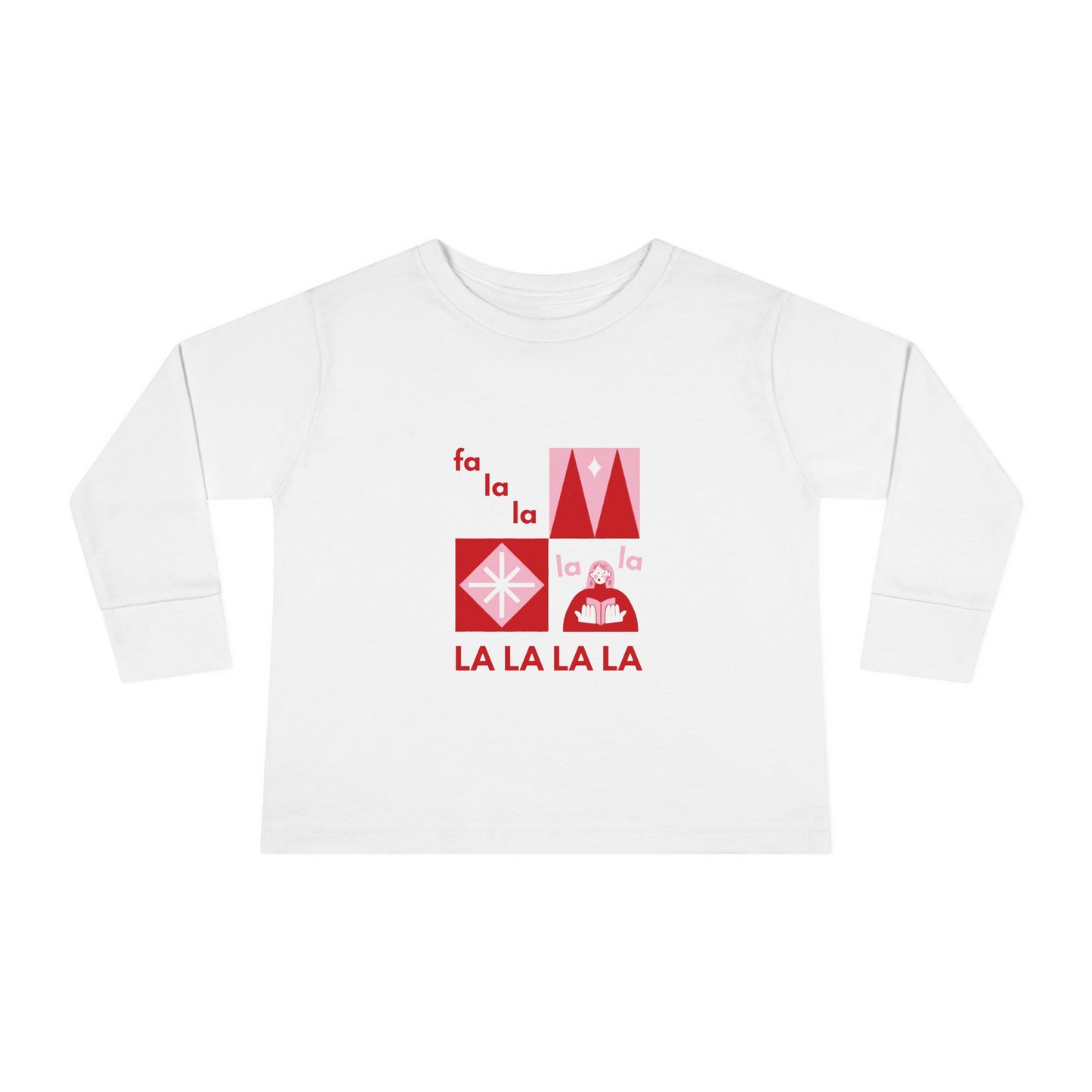 Cute Toddler Long Sleeve Tee ~ Christmas Carols