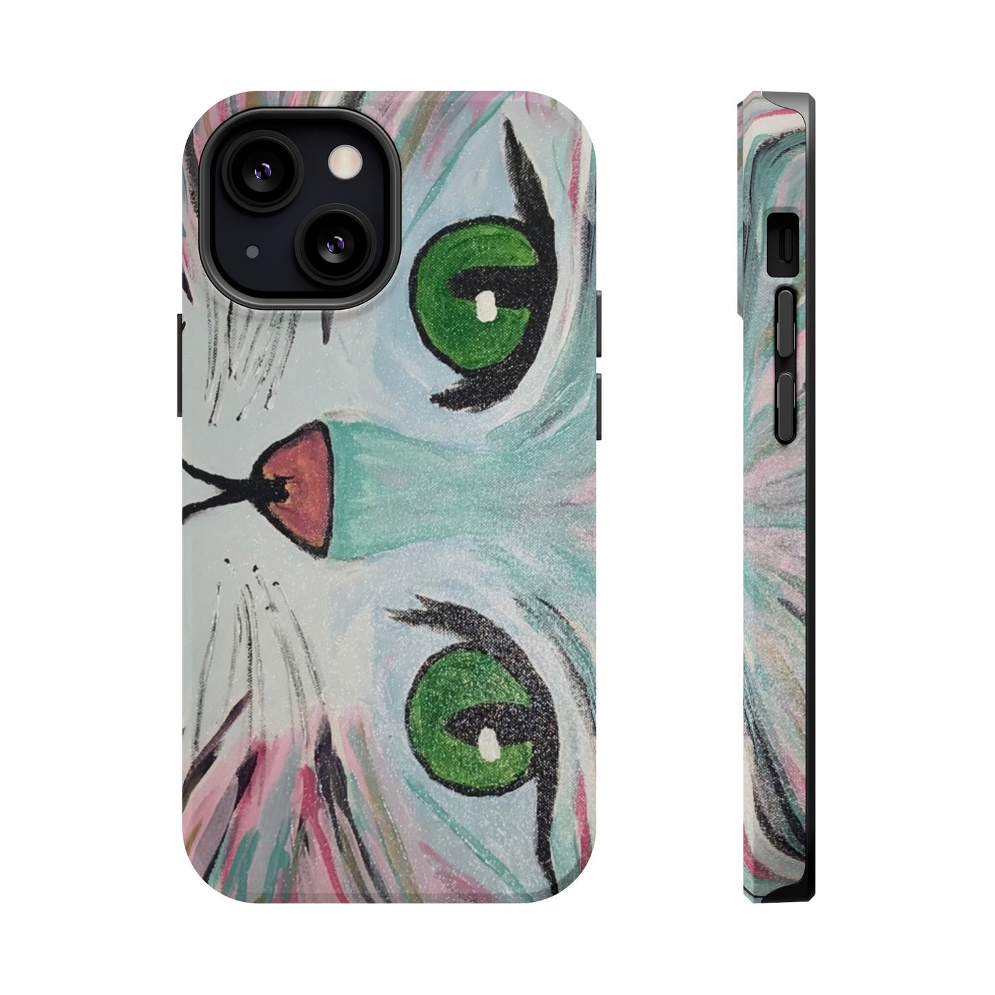 Magnetic Case-Green Eyed Cat