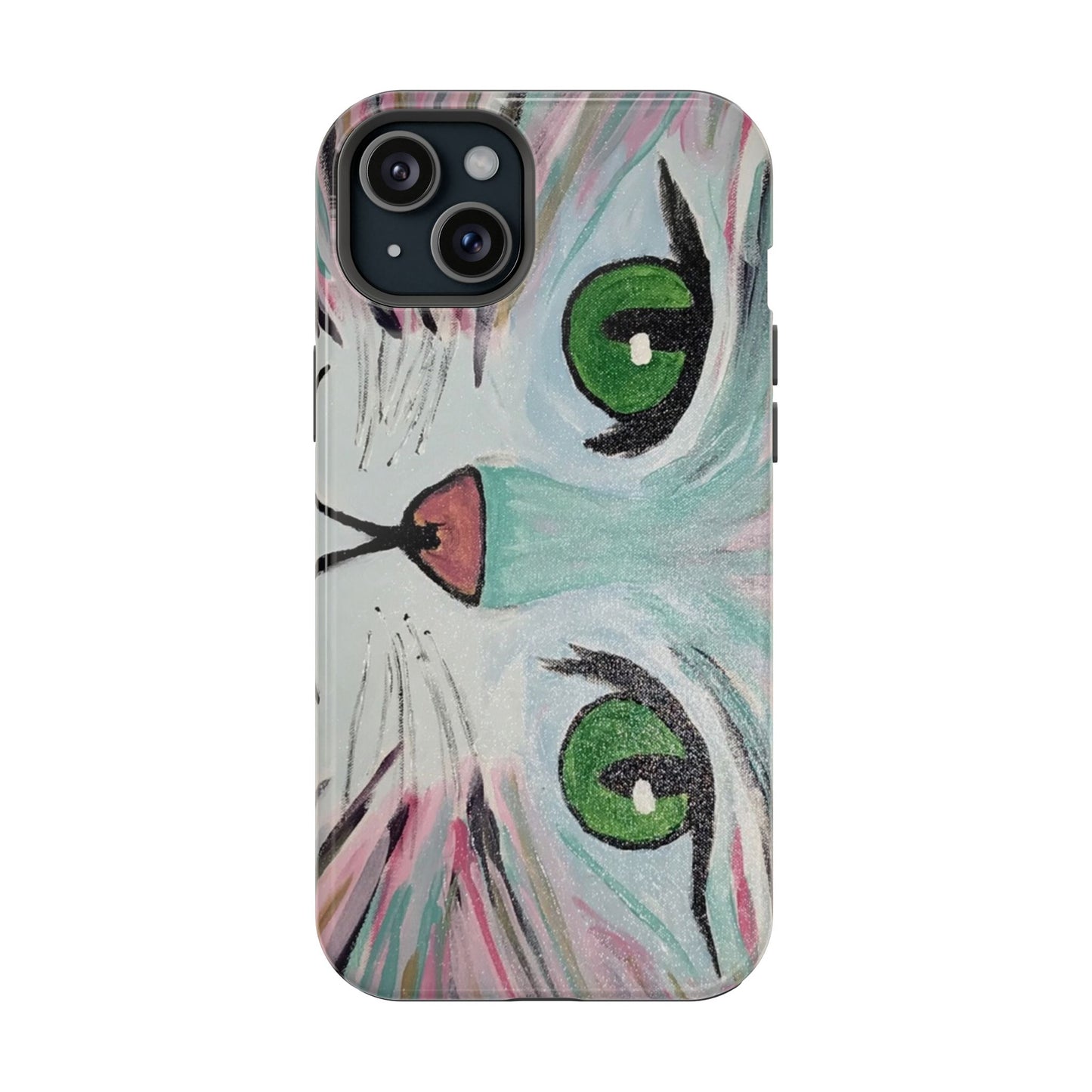 Magnetic Case-Green Eyed Cat