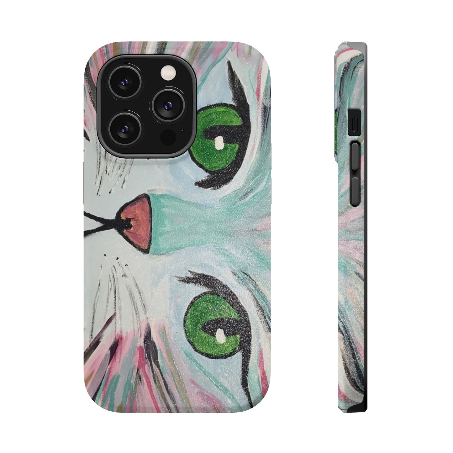 Magnetic Case-Green Eyed Cat