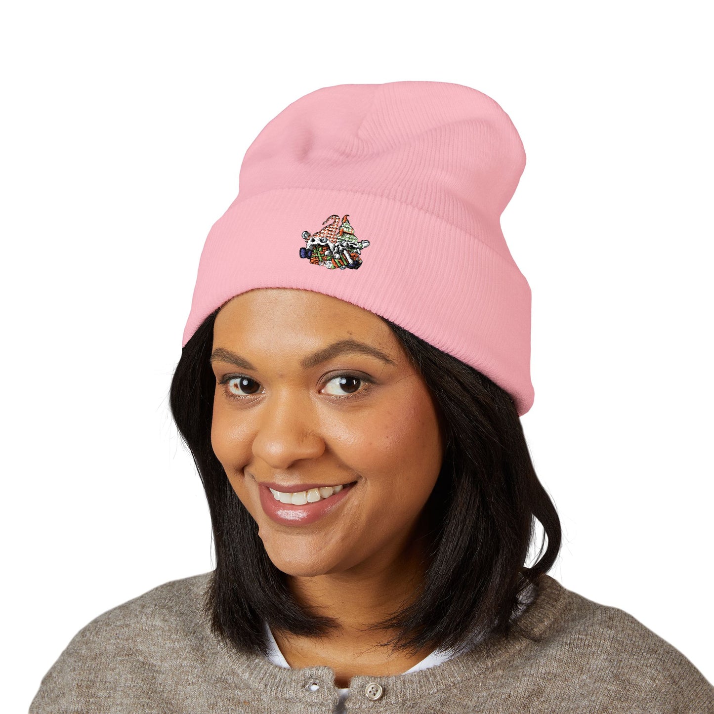 Embroidered Gifting Gnomes Beanie