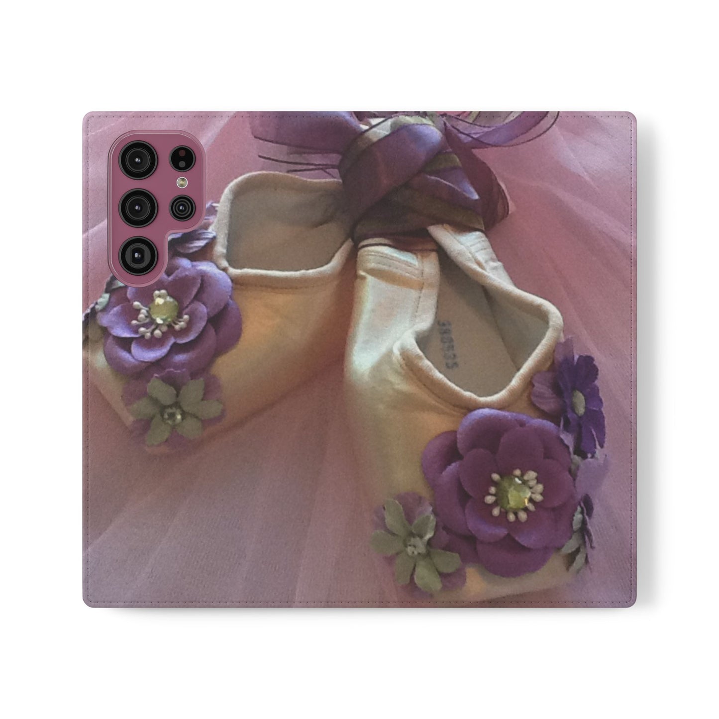 African Violets Design Flip Case
