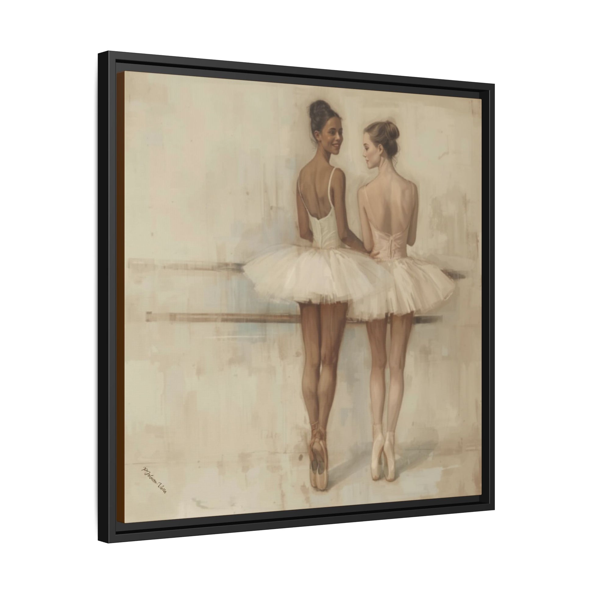 Framed Canvas Print~In the Same Light